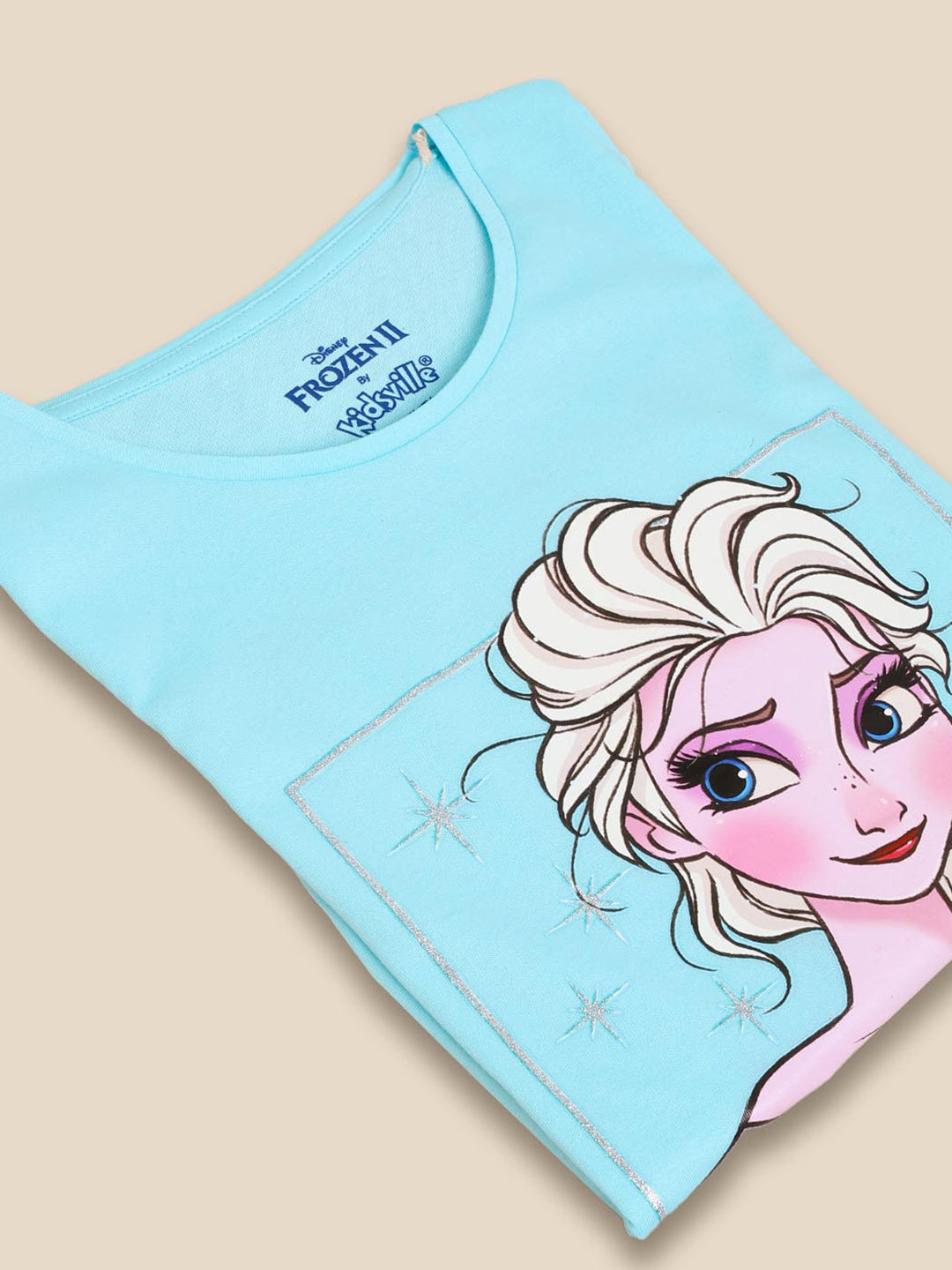 Kids Girls Frozen Blue T-Shirt