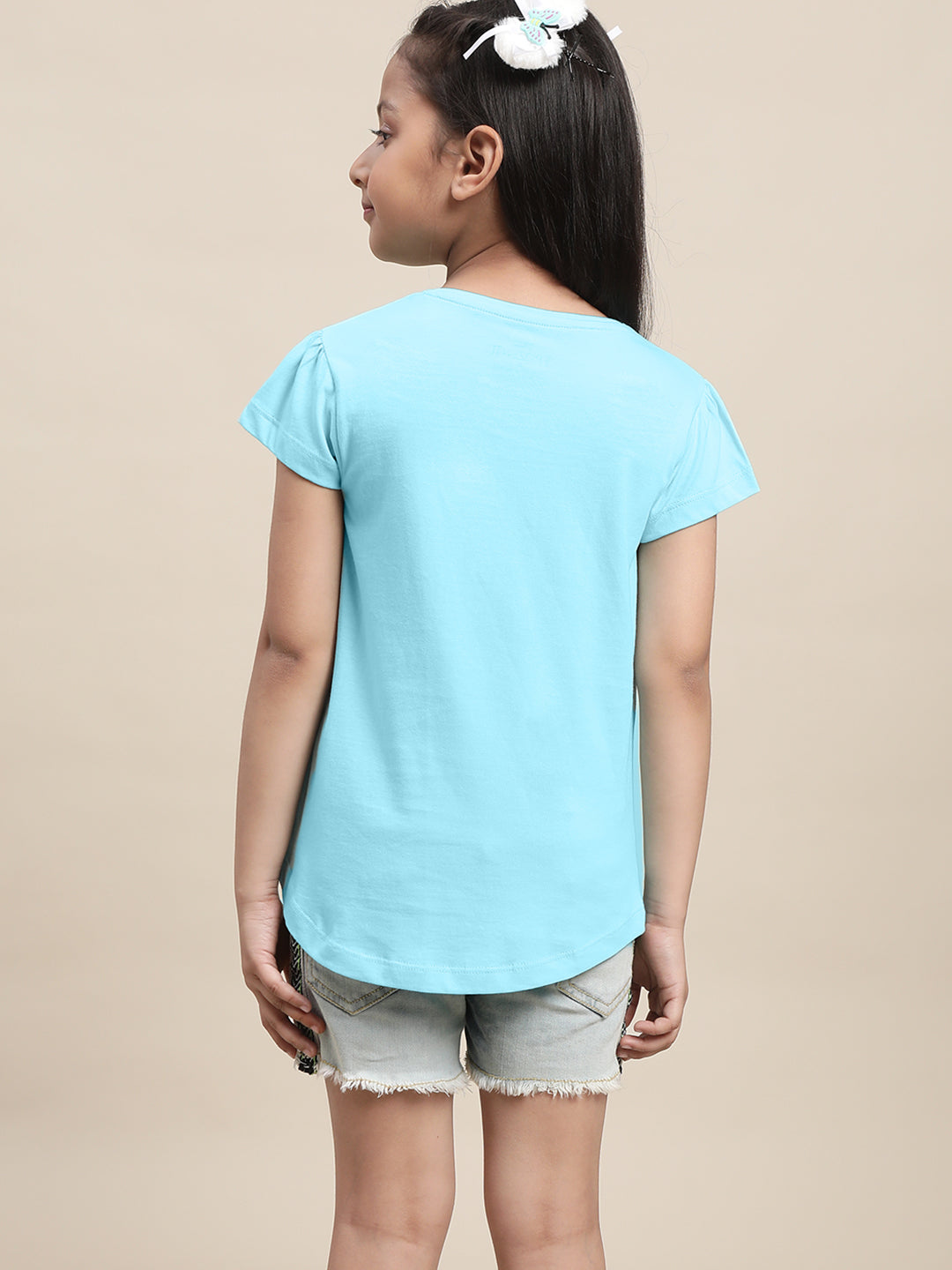 Kids Girls Frozen Blue T-Shirt