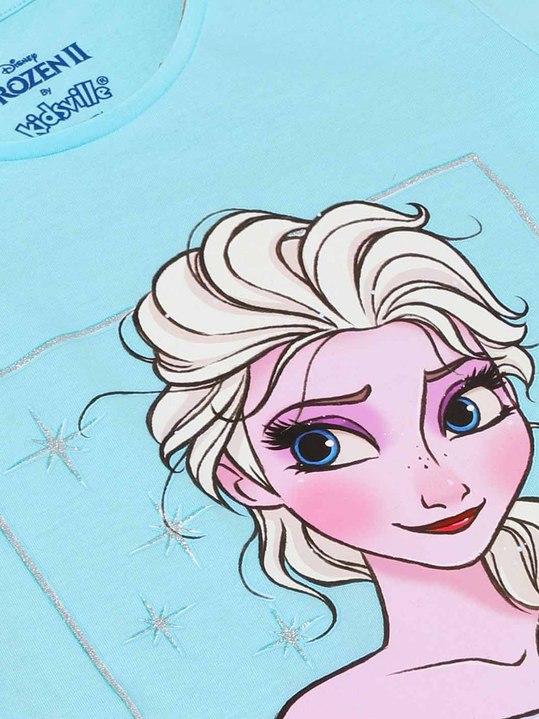 Kids Girls Frozen Blue T-Shirt