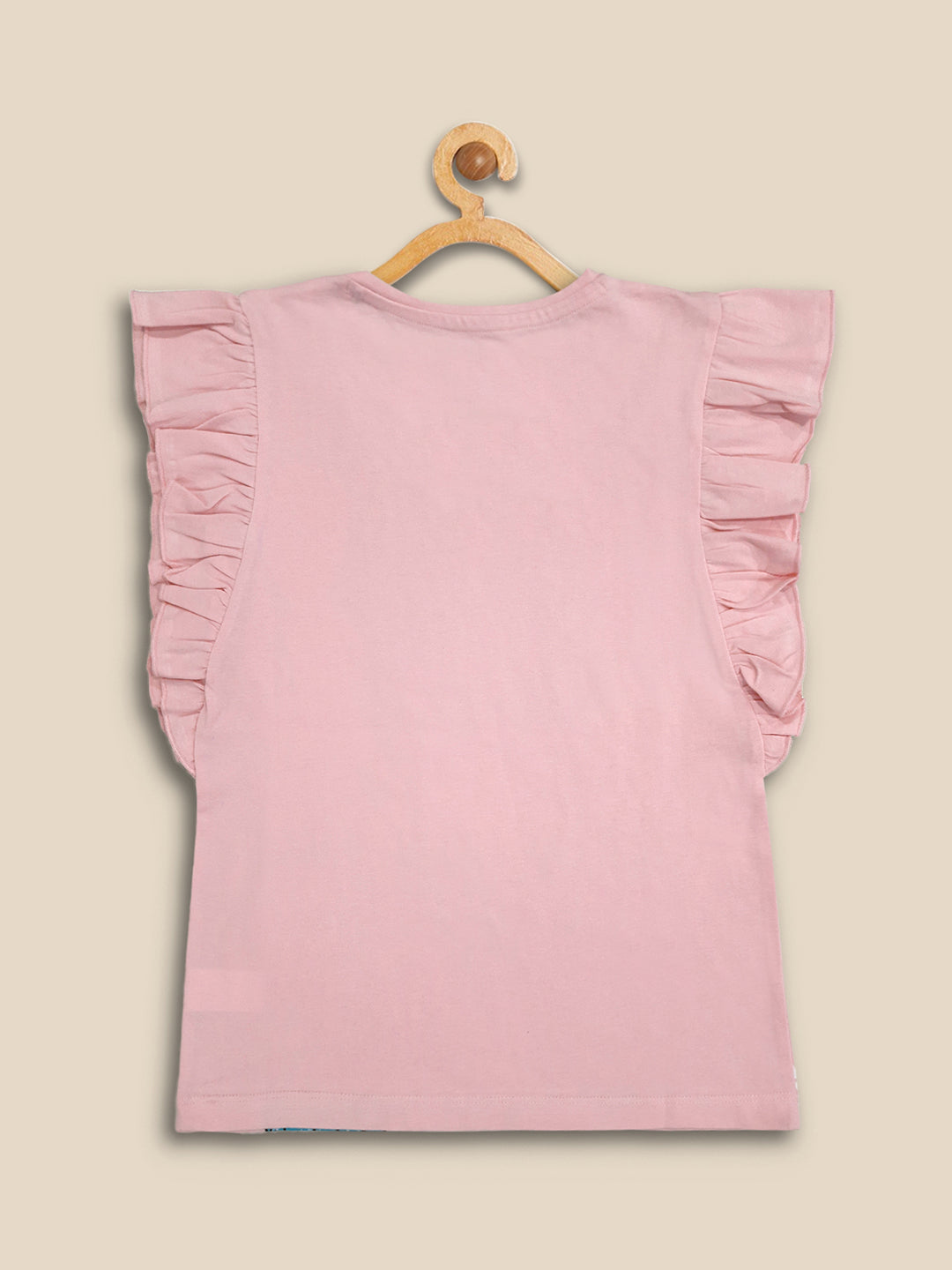 Frozen Printed Pink Tshirt For Girls