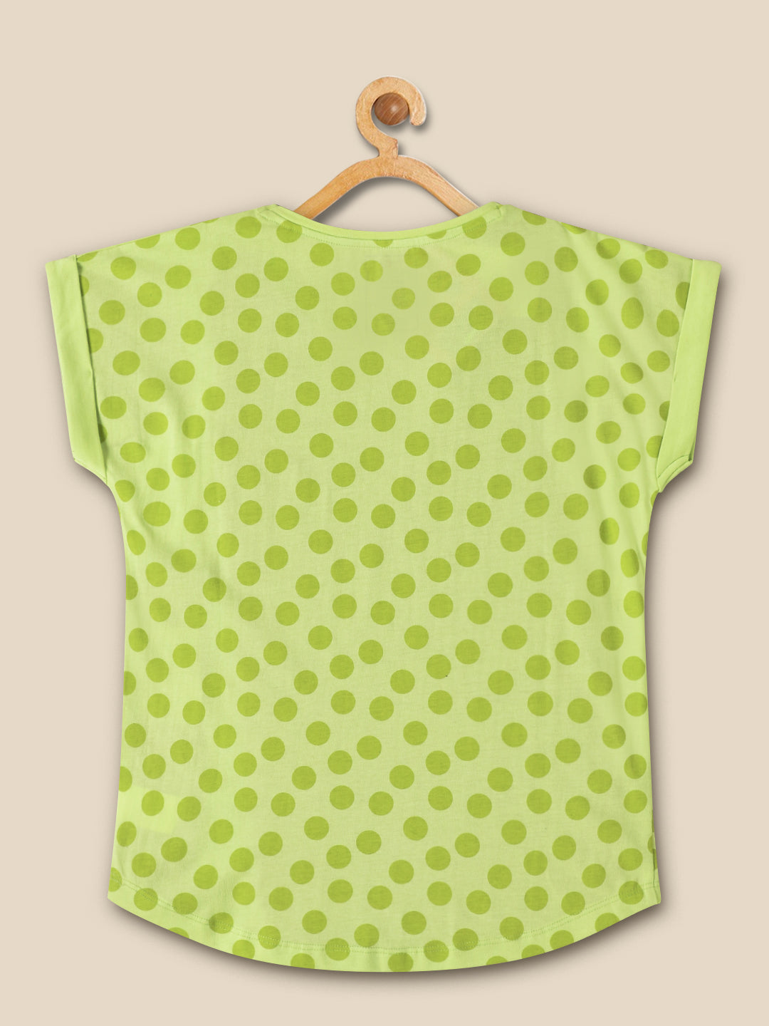 Kids Girls Hello Kitty Green T-Shirt