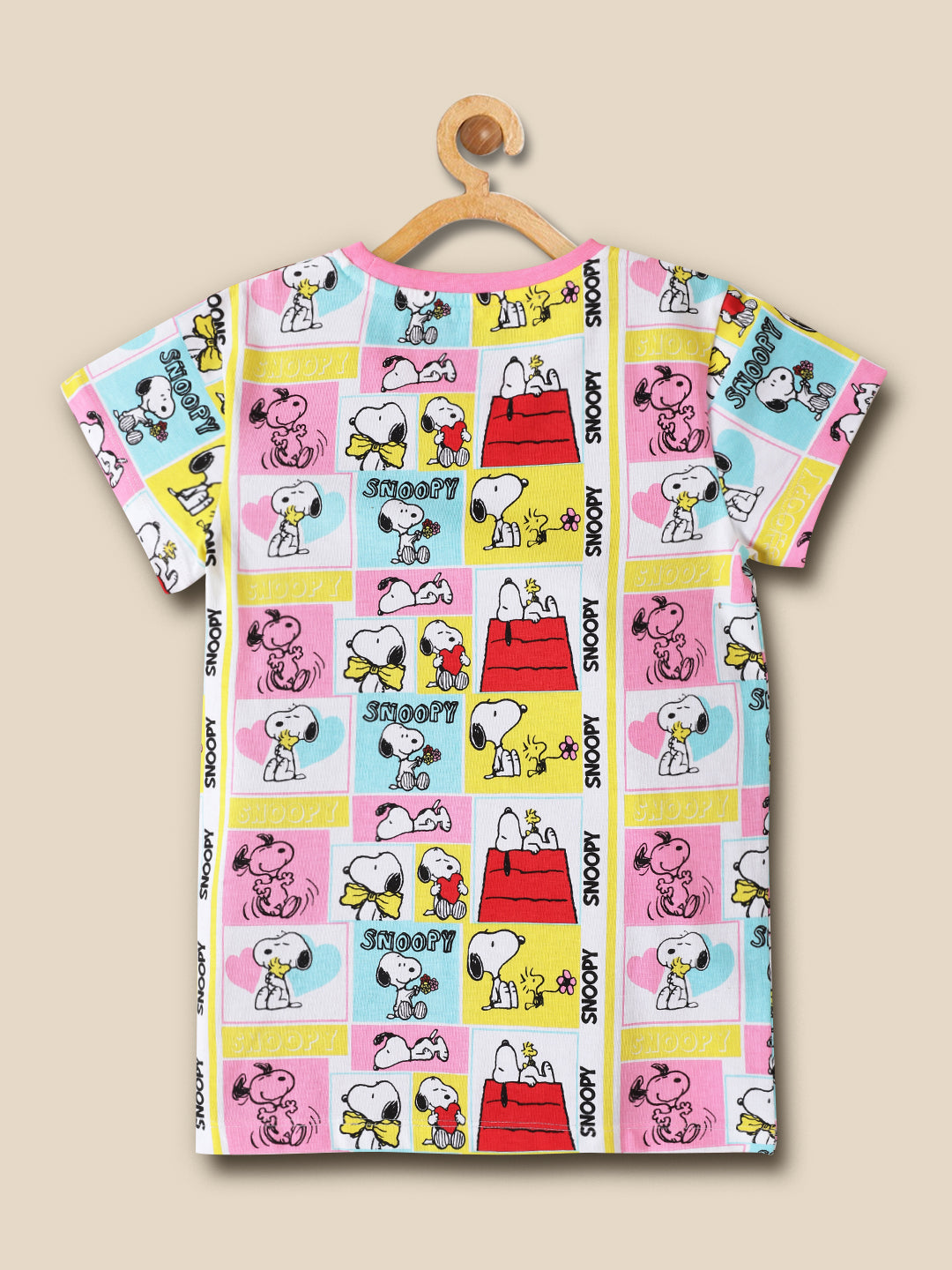 Kids Girls Peanuts Multi Coloured T-Shirt