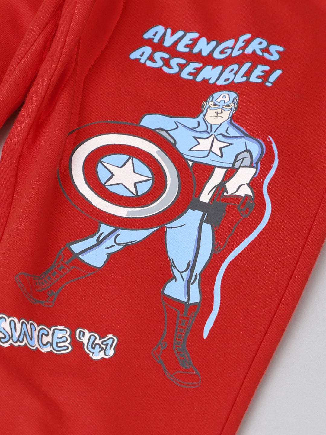 Captain America Red Jogger For Boys