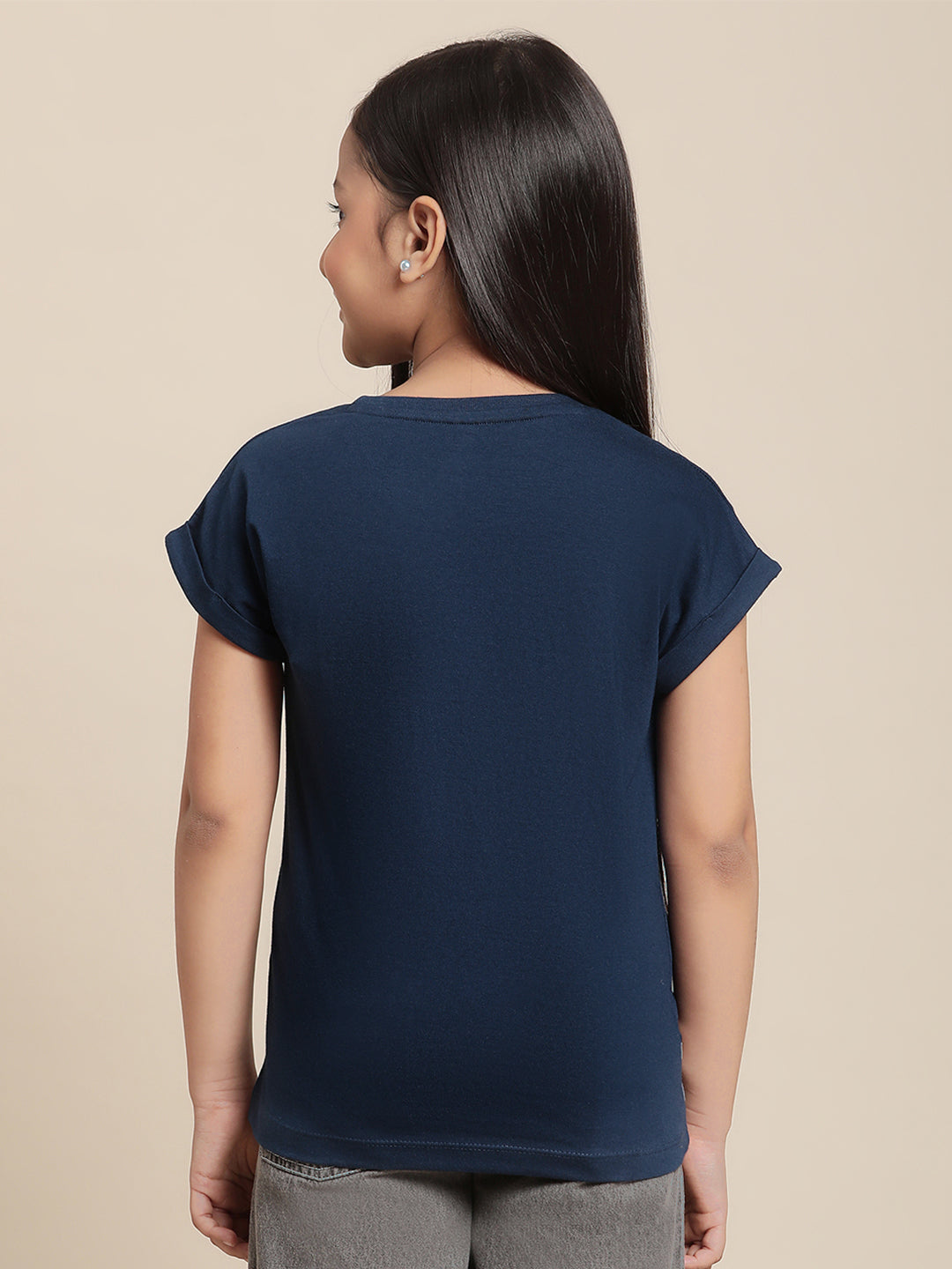 Frozen Navy Tshirt For Girls