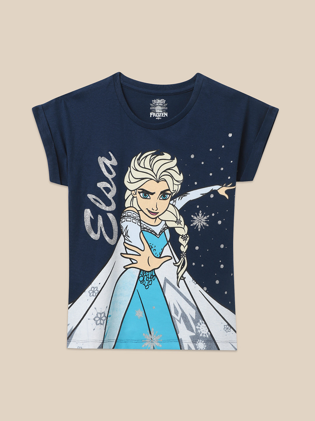 Frozen Navy Tshirt For Girls