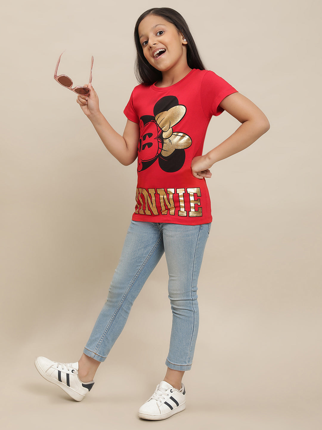 Minnie Red Tshirt For Girls