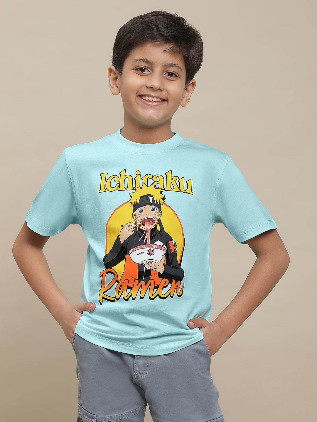 Naruto Blue Tshirt For Boys