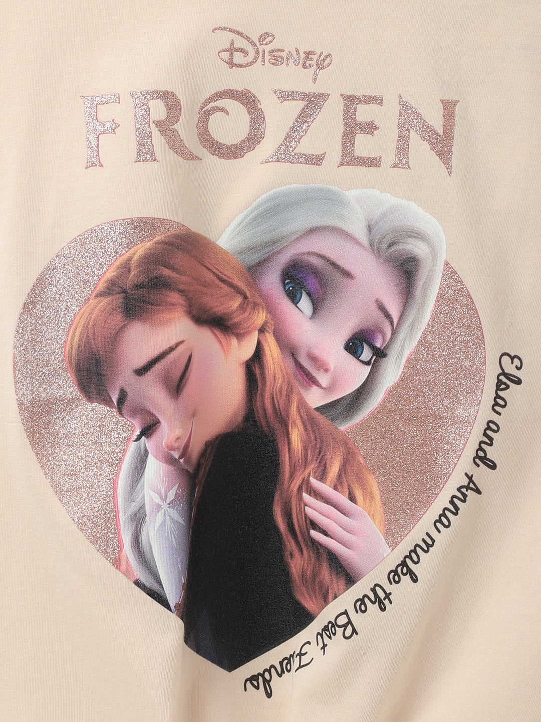 Frozen Brown Tshirt For Girls