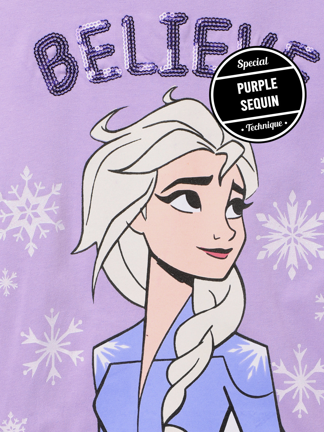 Frozen Violet Tshirt For Girls