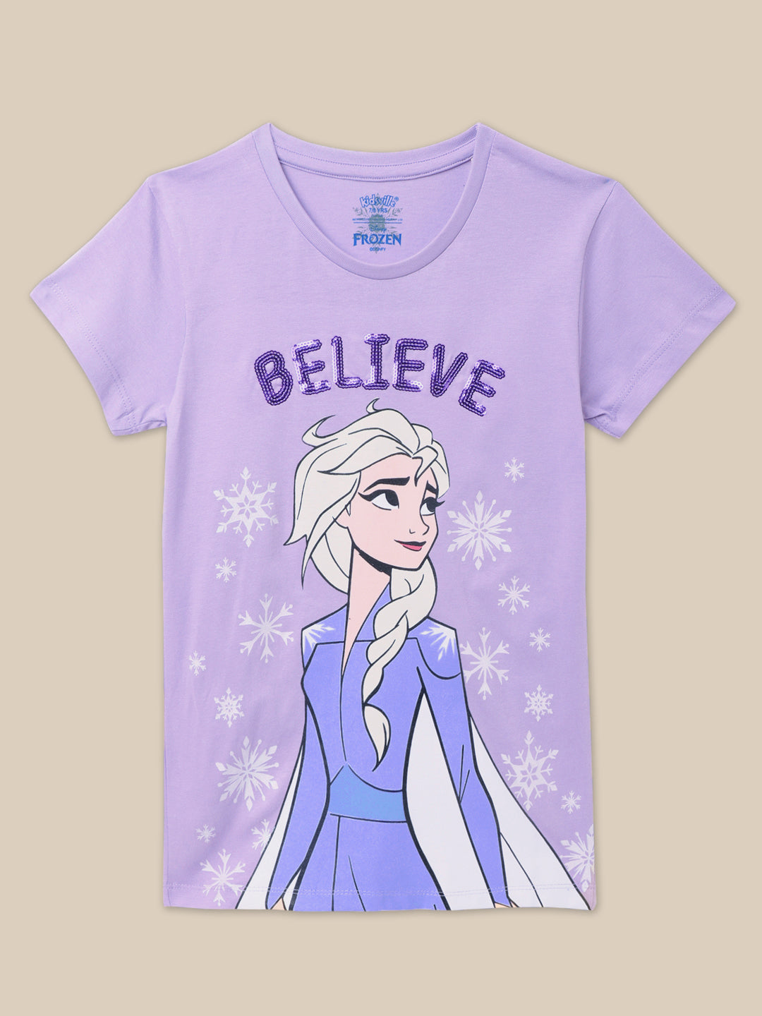 Frozen Violet Tshirt For Girls