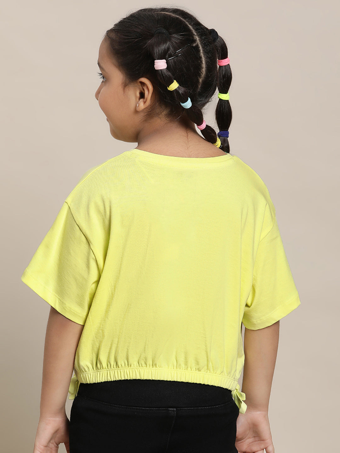 Hello Kitty Yellow Tshirt For Girls