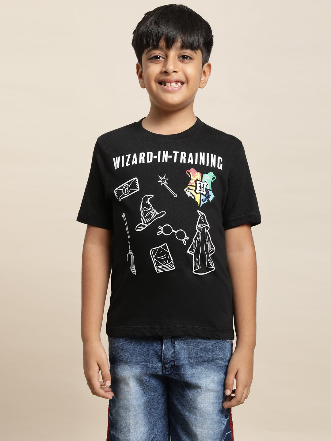 Harry Potter Black Tshirt For Boys