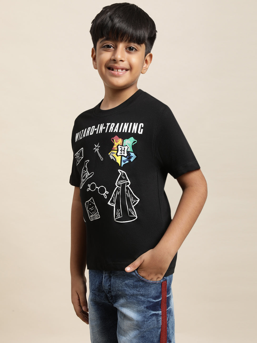 Harry Potter Black Tshirt For Boys