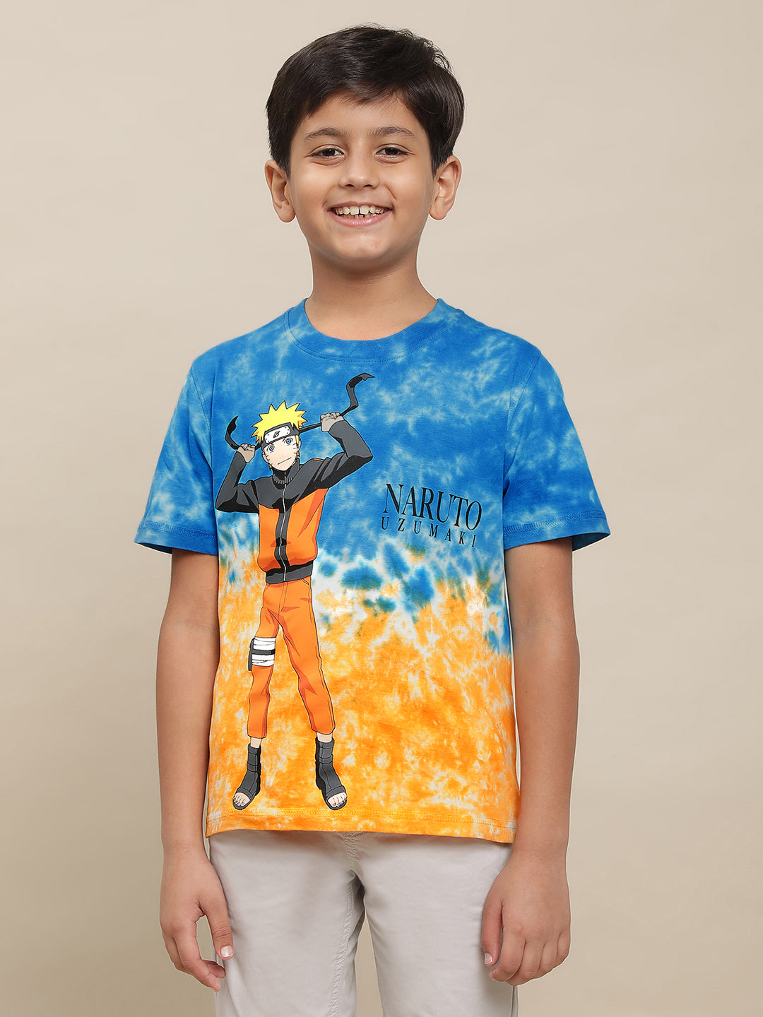 Naruto Multi Color Tshirt For Boys