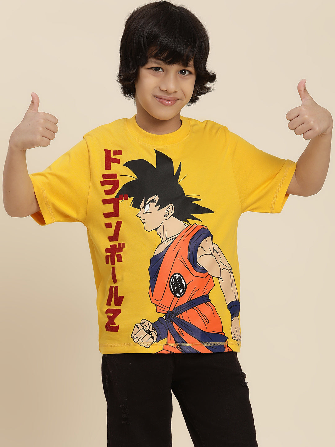 Dragon Ball Z Regular Fit Tshirt For Boys - Main Image