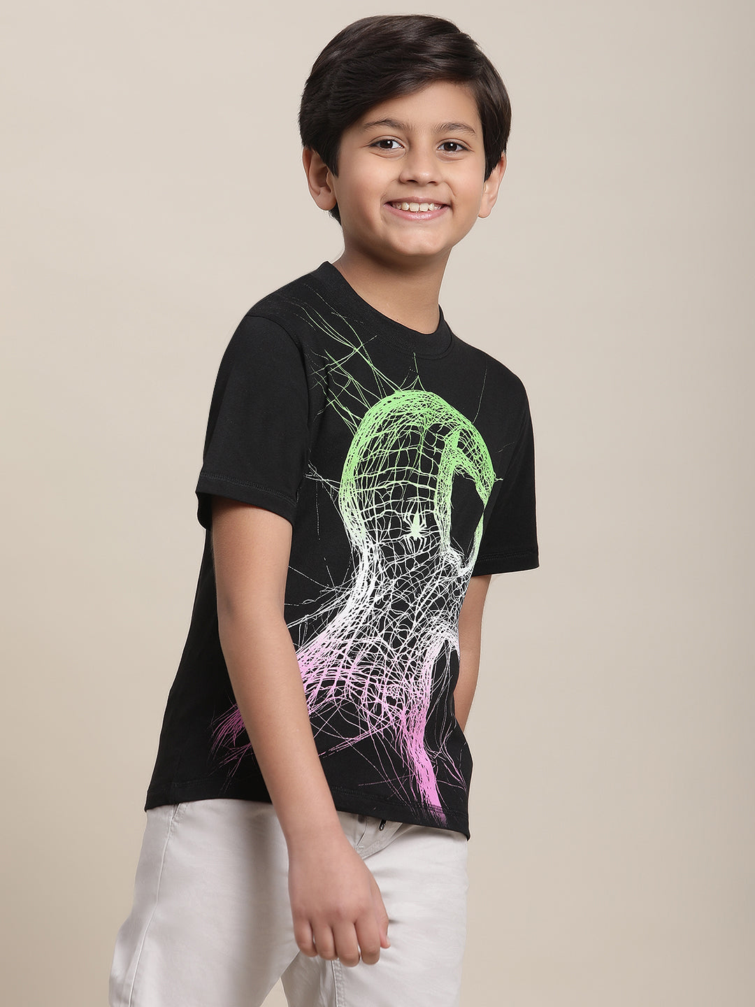 Spiderman Regular Fit Tshirt For Boys