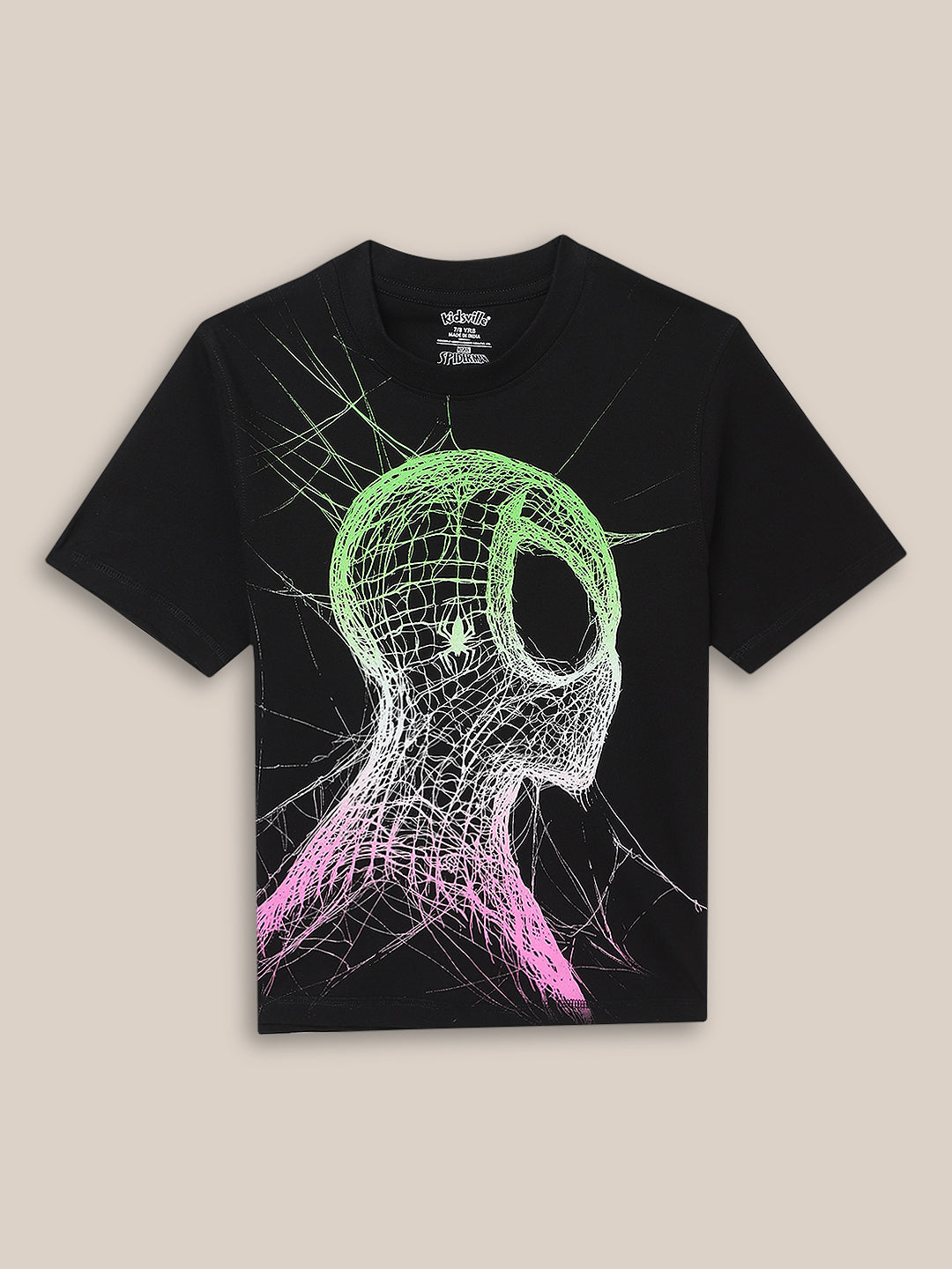 Spiderman Regular Fit Tshirt For Boys