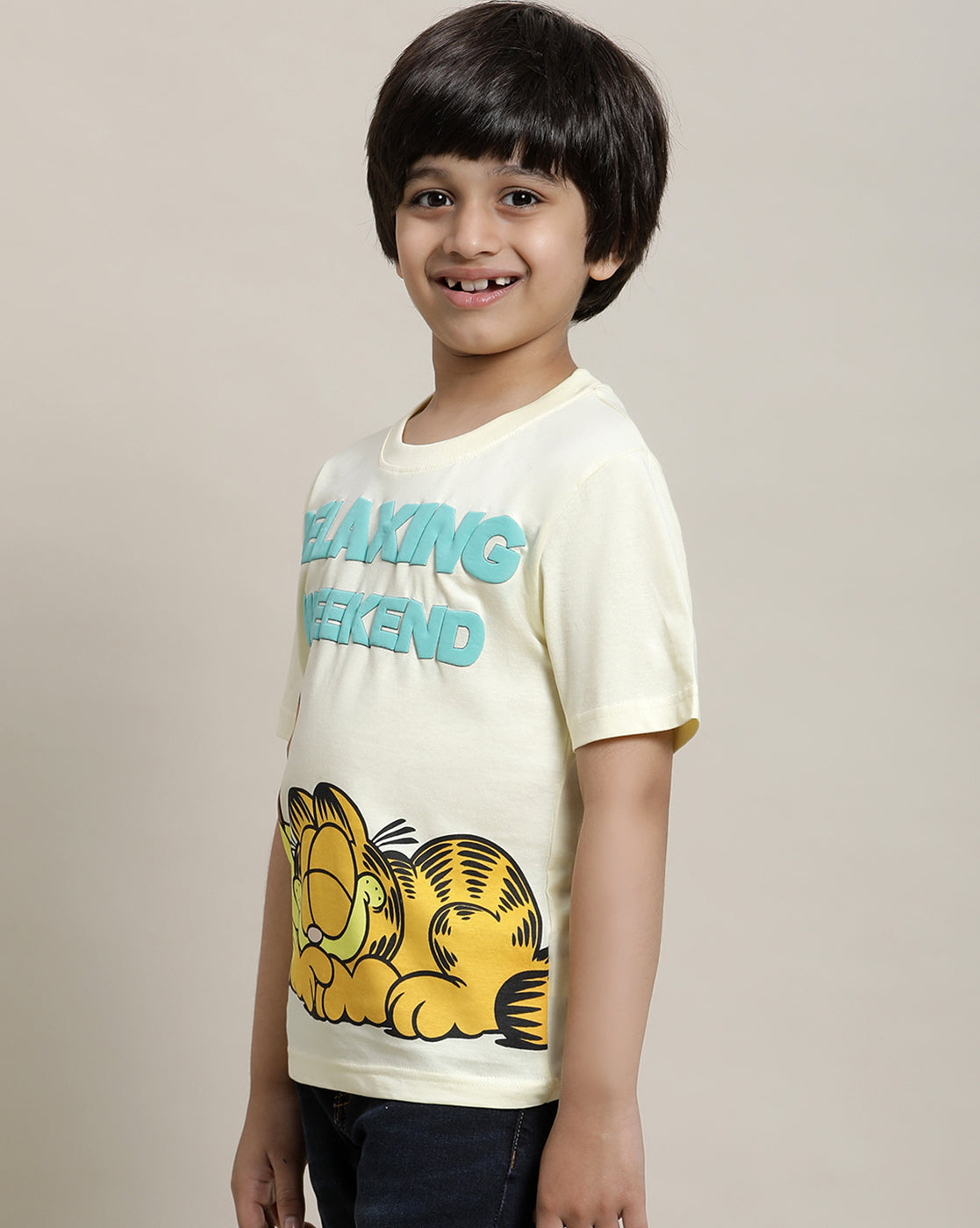 Garfield Regular Fit Tshirt For Boys