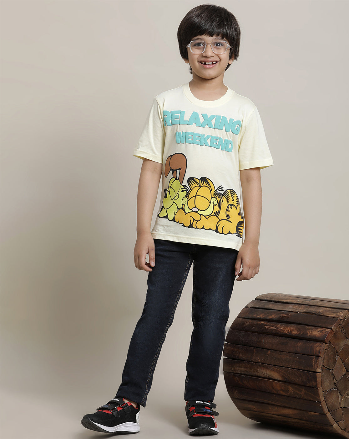 Garfield Regular Fit Tshirt For Boys