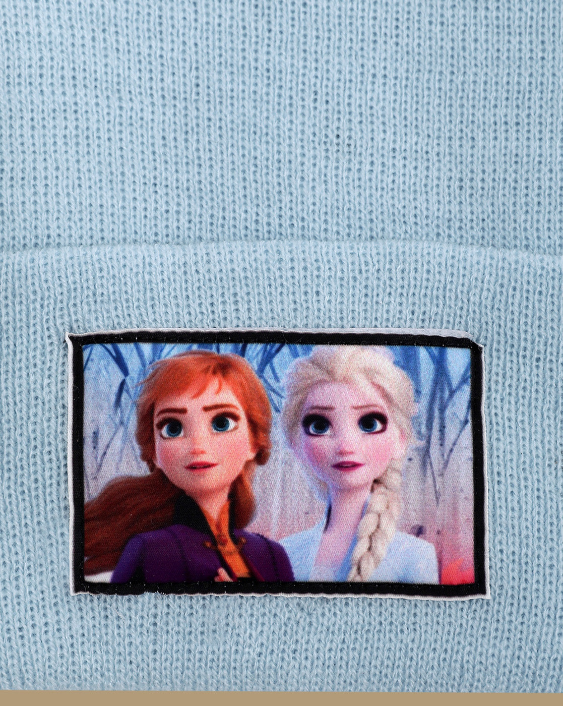 Kids Girls Frozen Light Blue Beanies