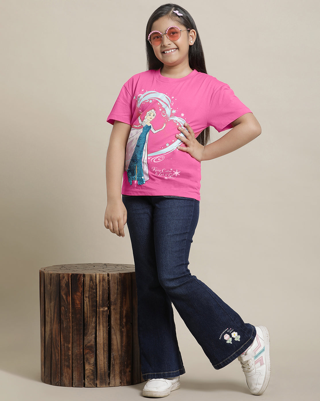 Frozen Regular Fit Tshirt For Girls