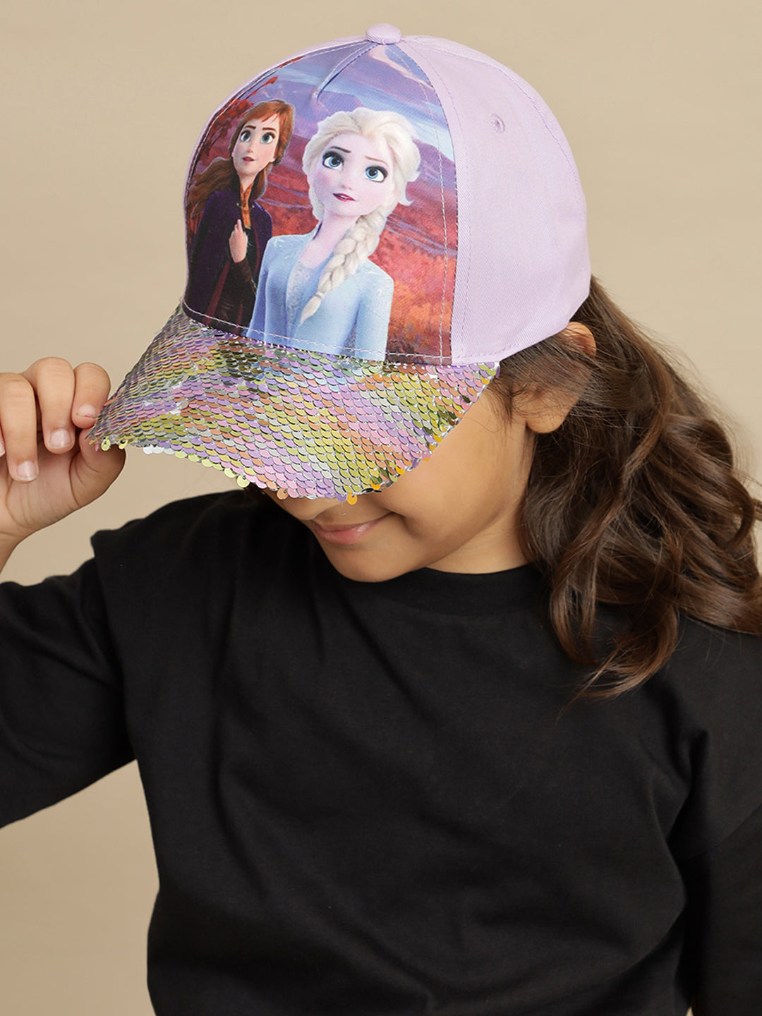 Frozen Printed Cap For Girls