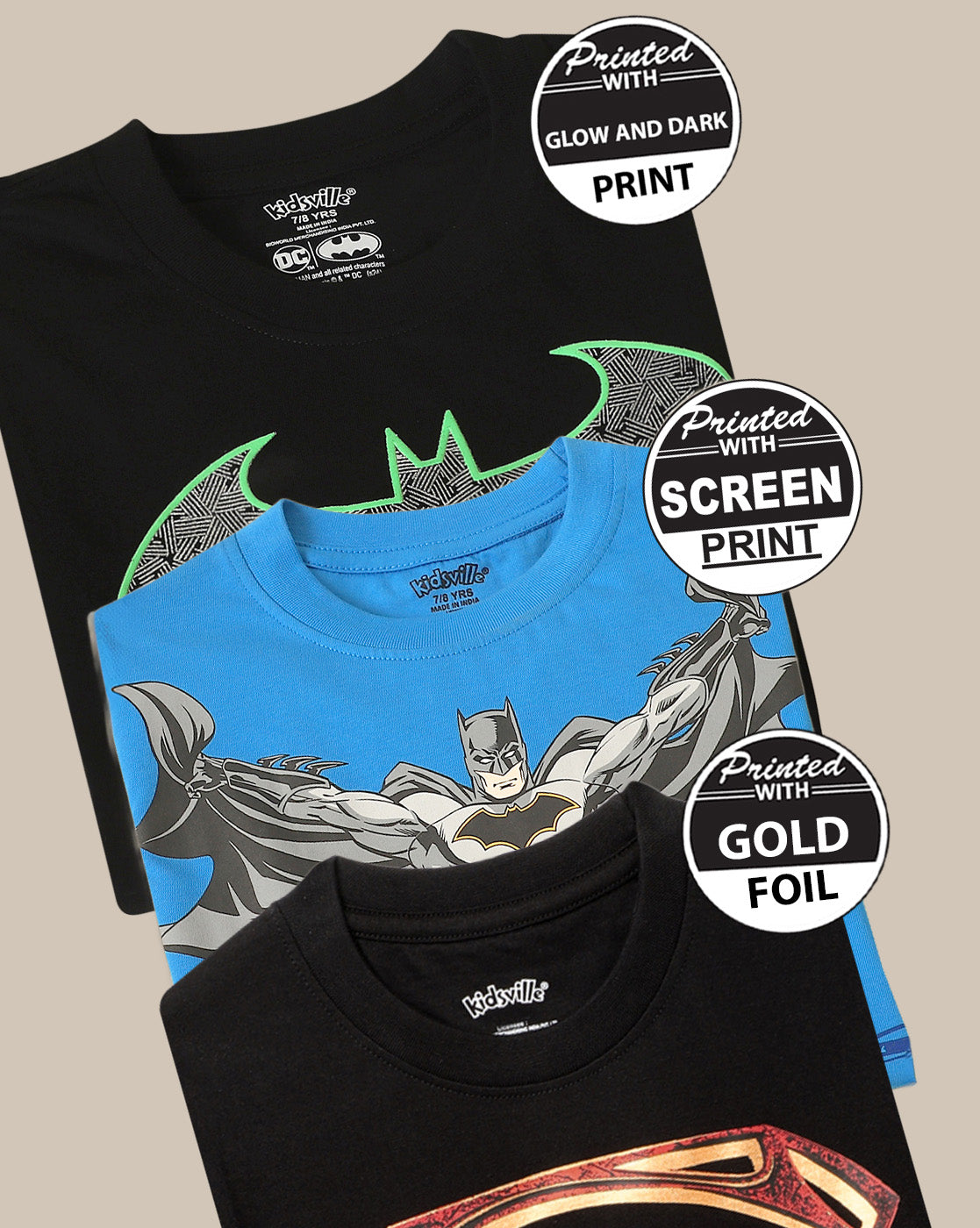 Dc Comics Regular Fit Clothing Set Boys