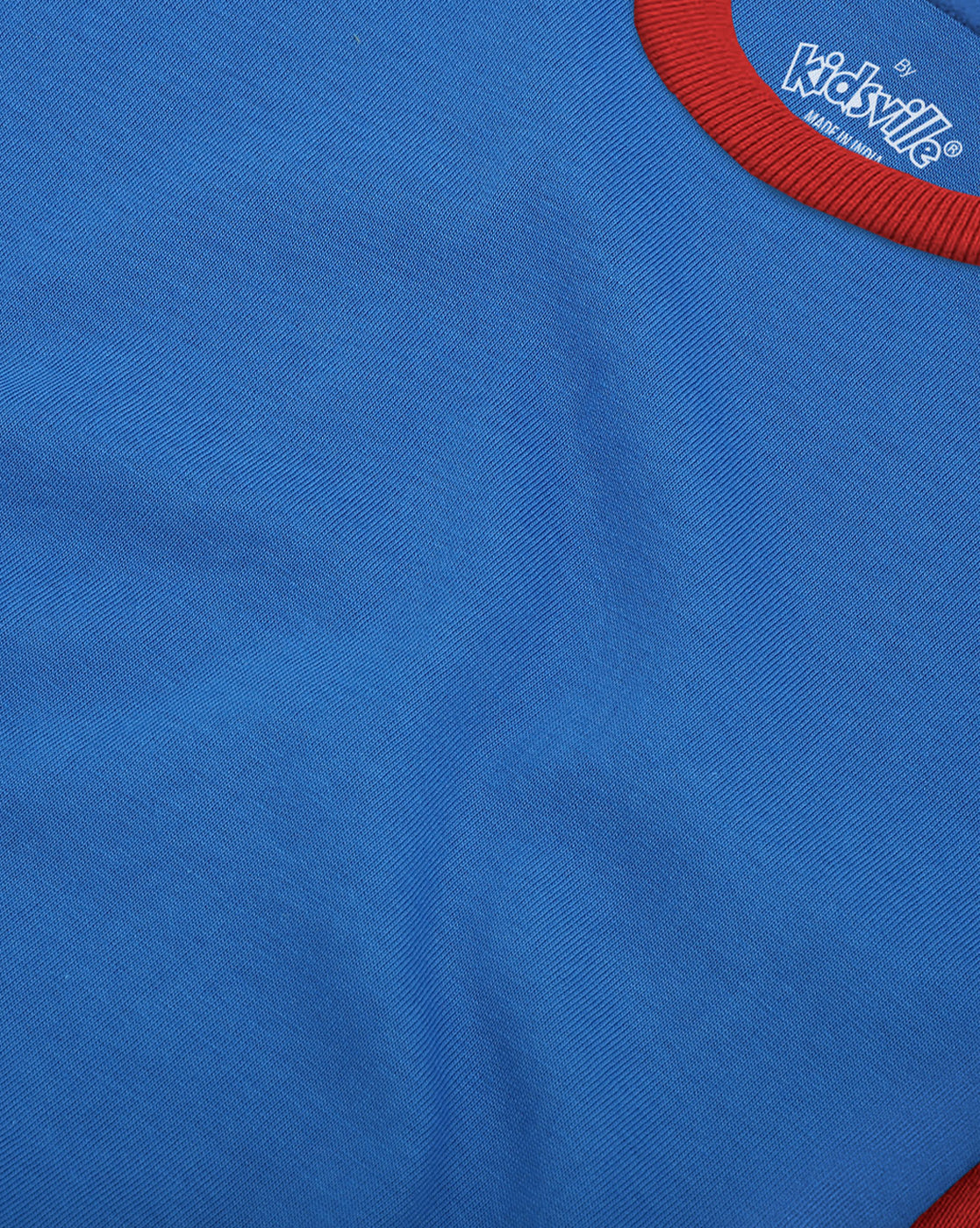Boys Royal Blue Regular Fit Sweatshirt