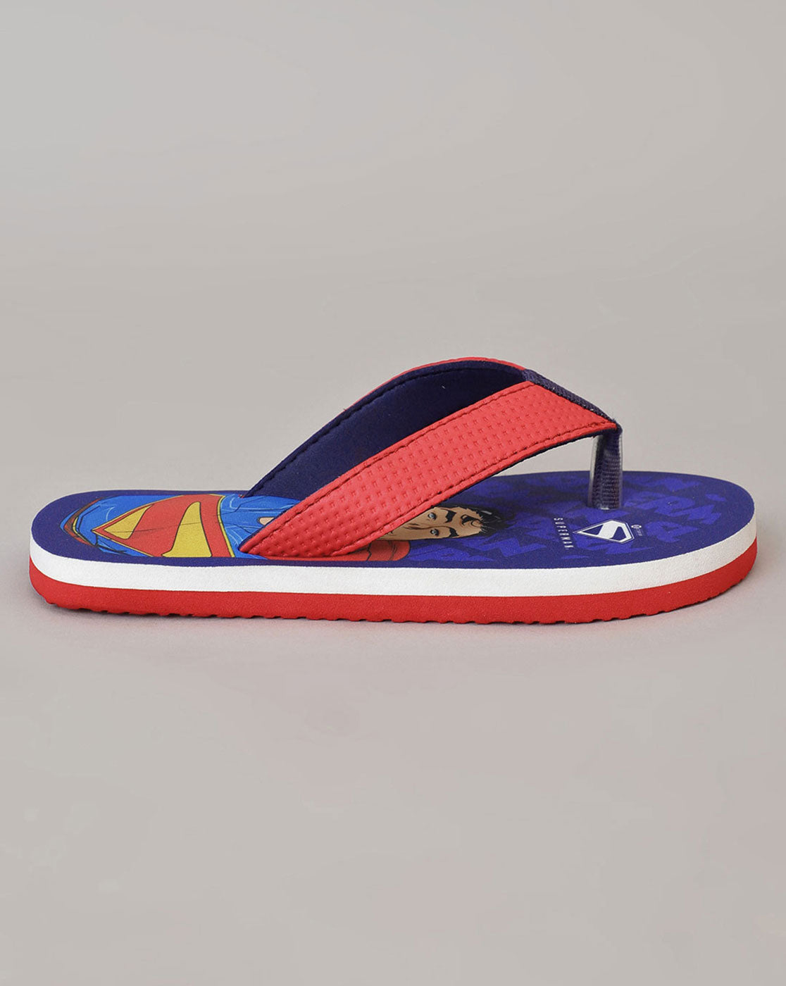 Superman Printed Flip-Flops For Kids Boys