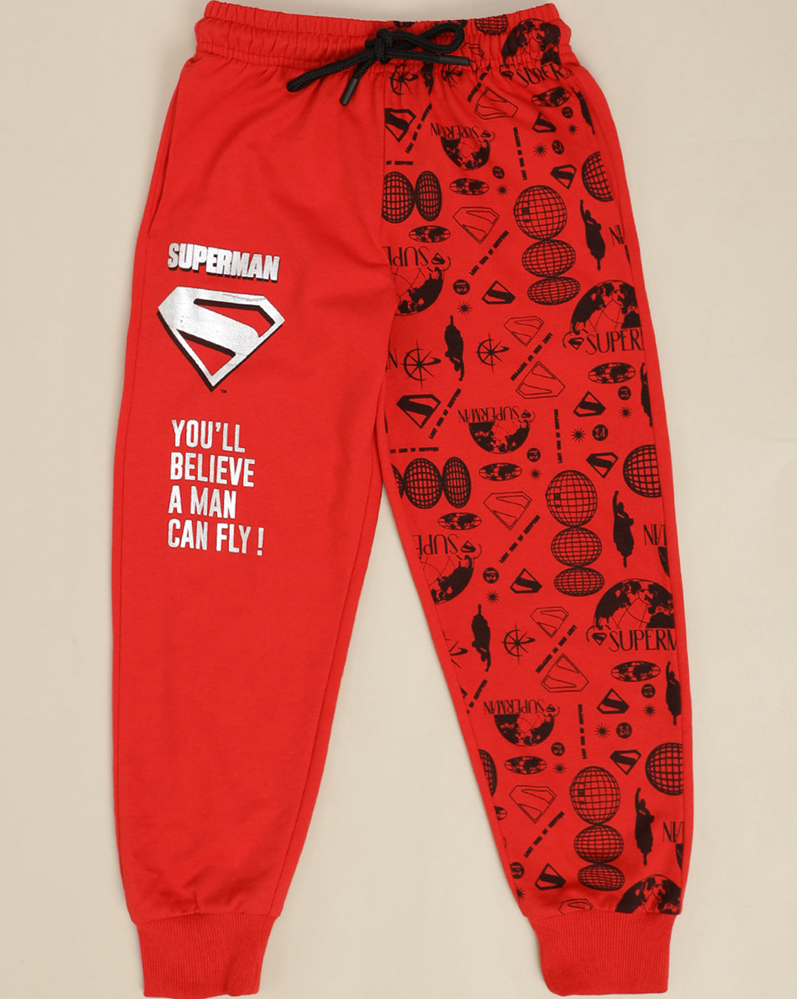 Superman Printed Regular Fit Jogger For Boys