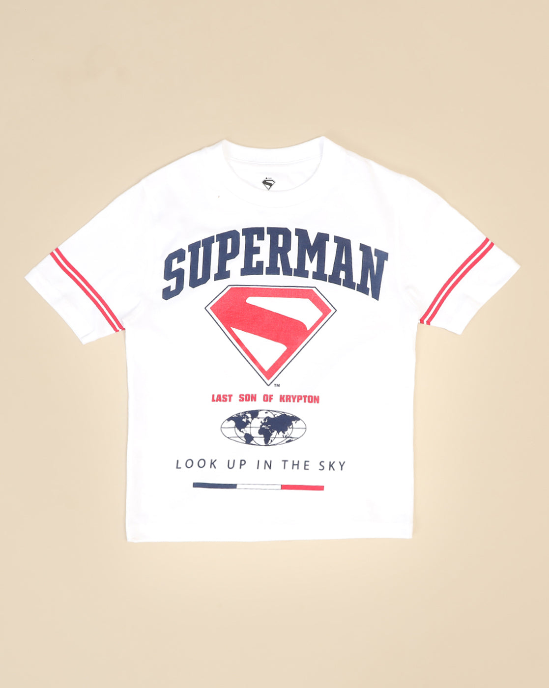 Superman Printed Regular Fit Tshirt For Boys