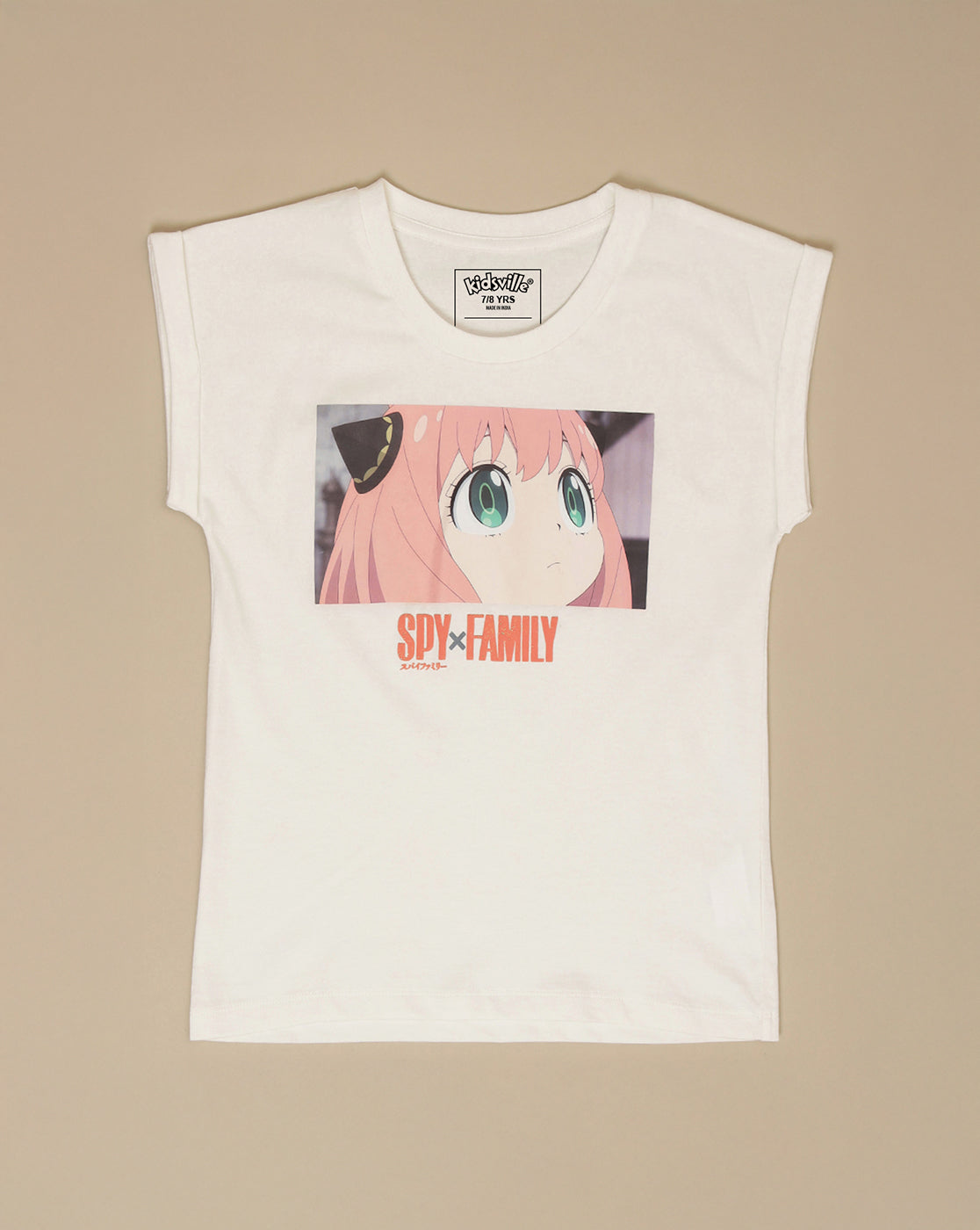 Spy X Family Printed Regular Fit Tshirt For Girls