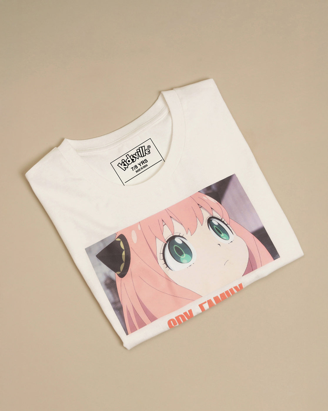 Spy X Family Printed Regular Fit Tshirt For Girls