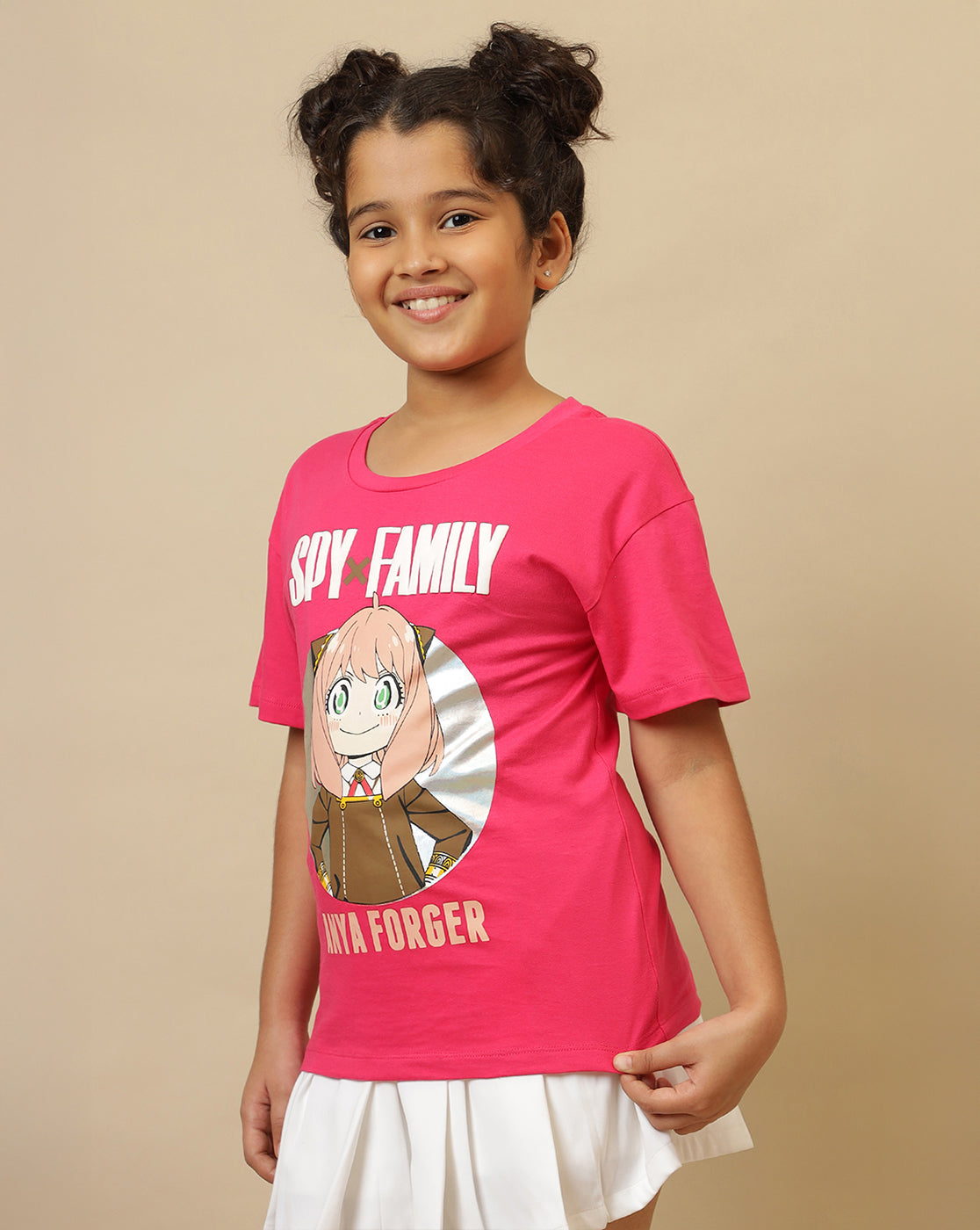 Spy X Family Printed Oversized Fit Tshirt For Girls
