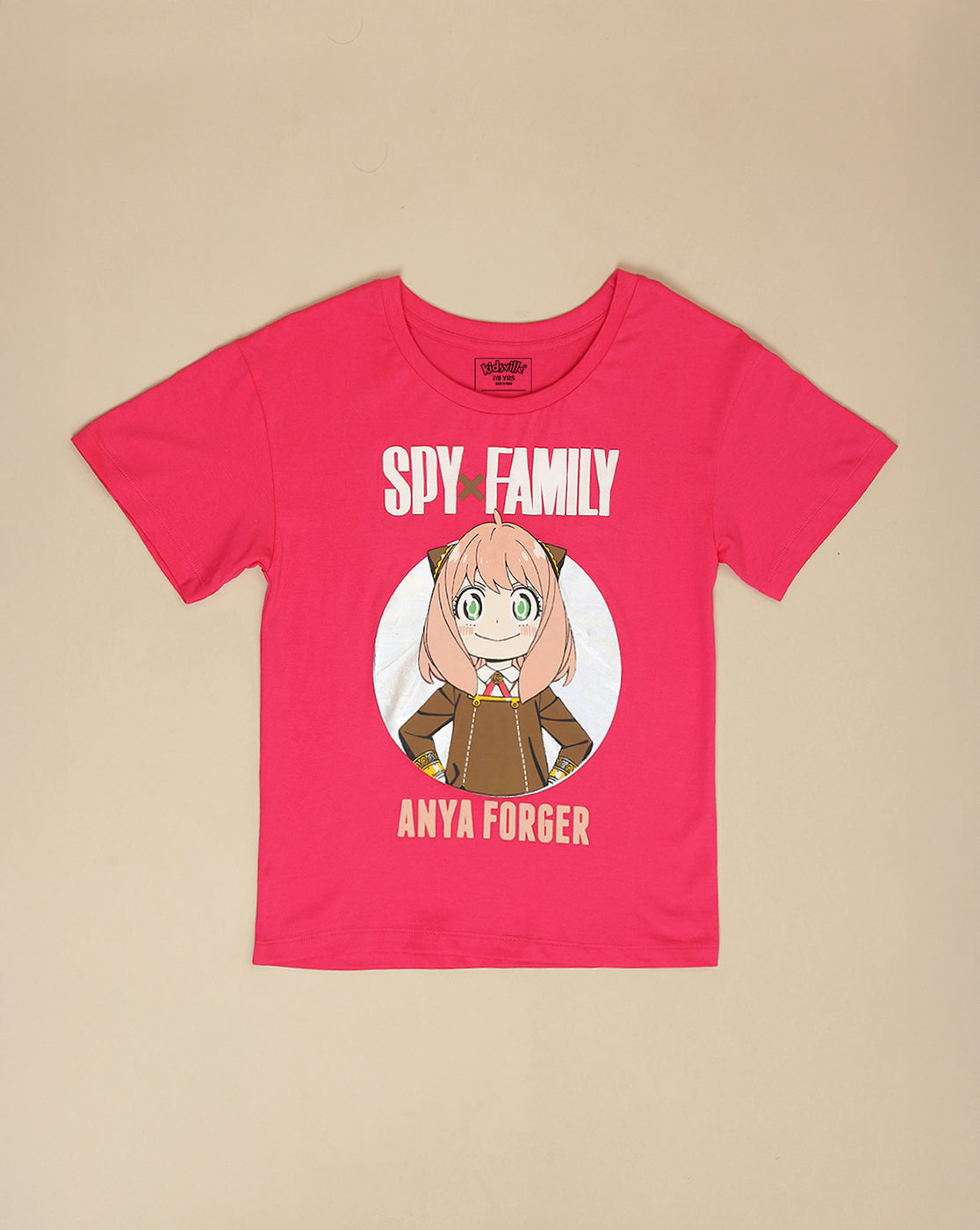 Spy X Family Printed Oversized Fit Tshirt For Girls