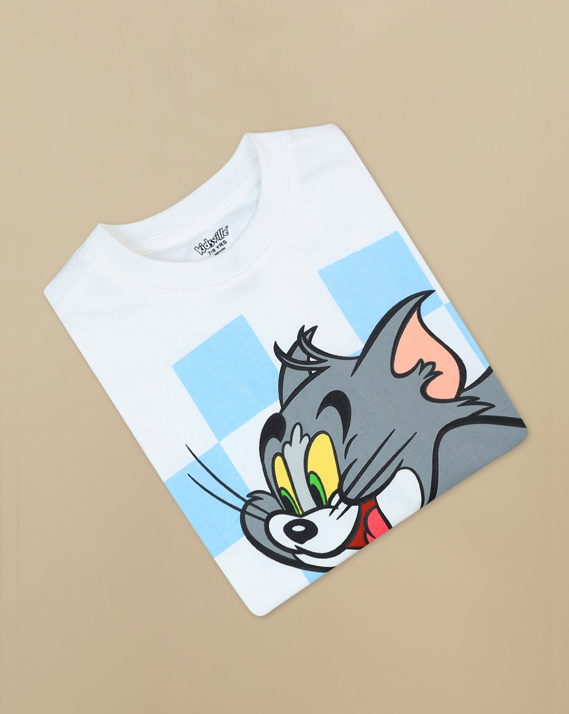 Tom & Jerry Printed Oversized Tshirt For Boys