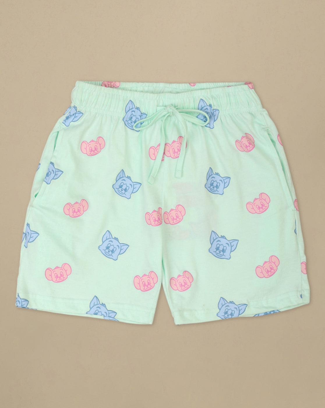 Tom & Jerry Printed Regular Fit Shorts For Girls