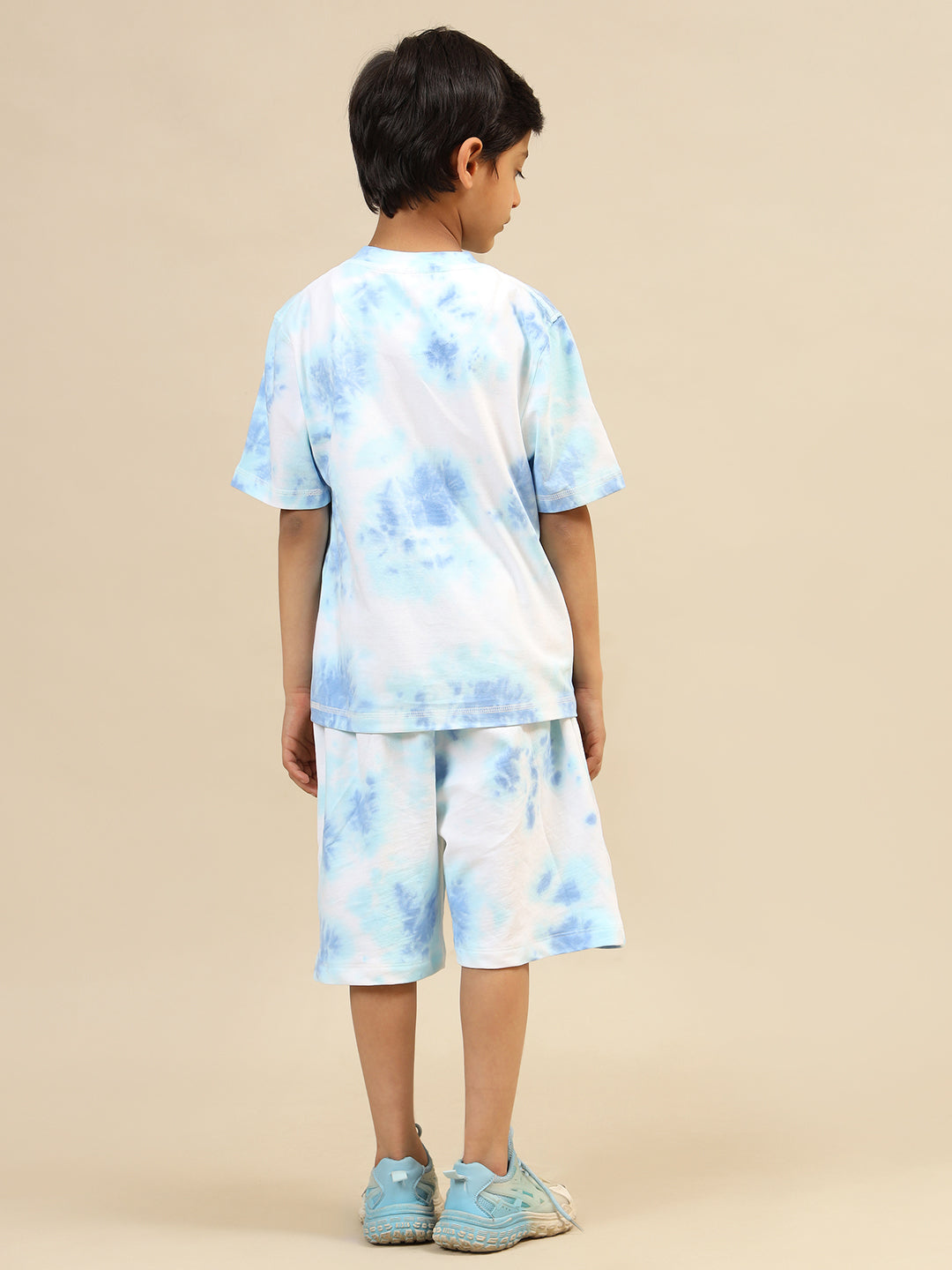 Tom & Jerry Printed T-shirt & Shorts Co-ords Set For Boys