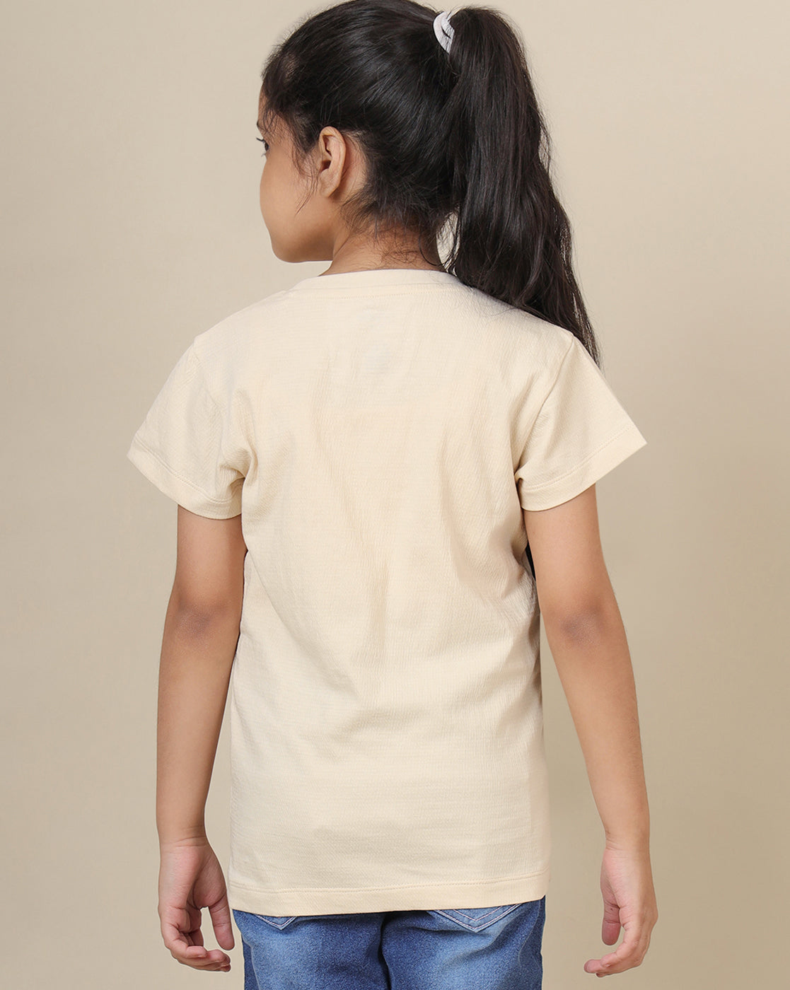 Tom & Jerry Printed Regular Fit Tshirt For Girls