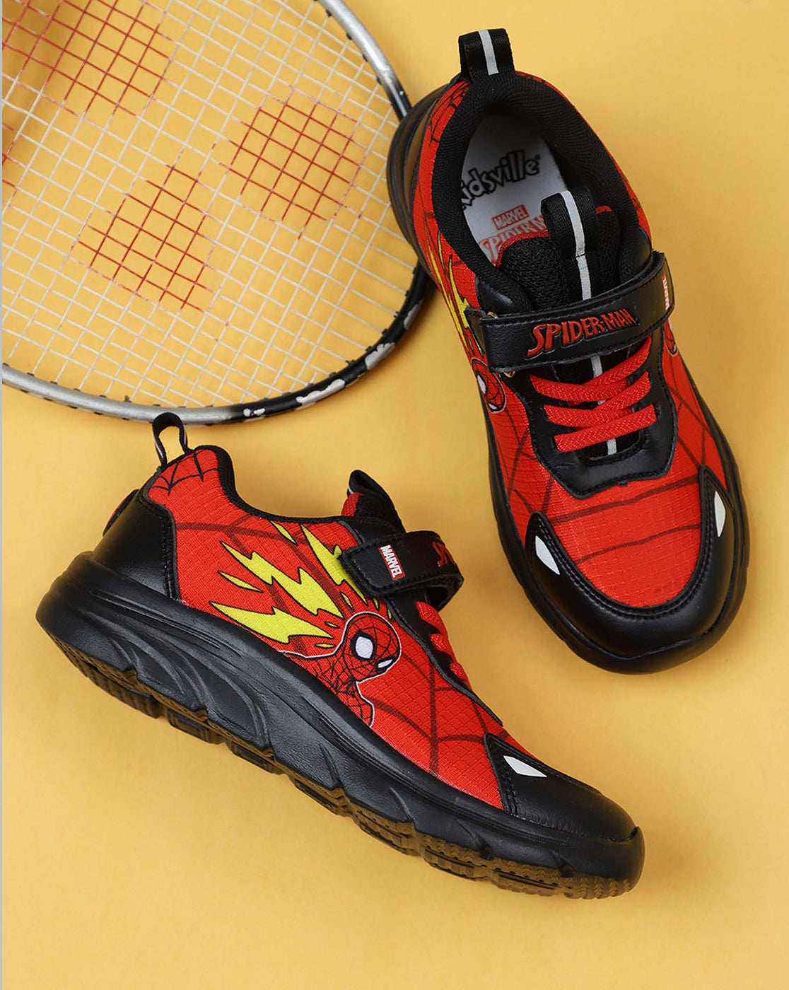 Spiderman Printed Sport Shoes For Kids Boys