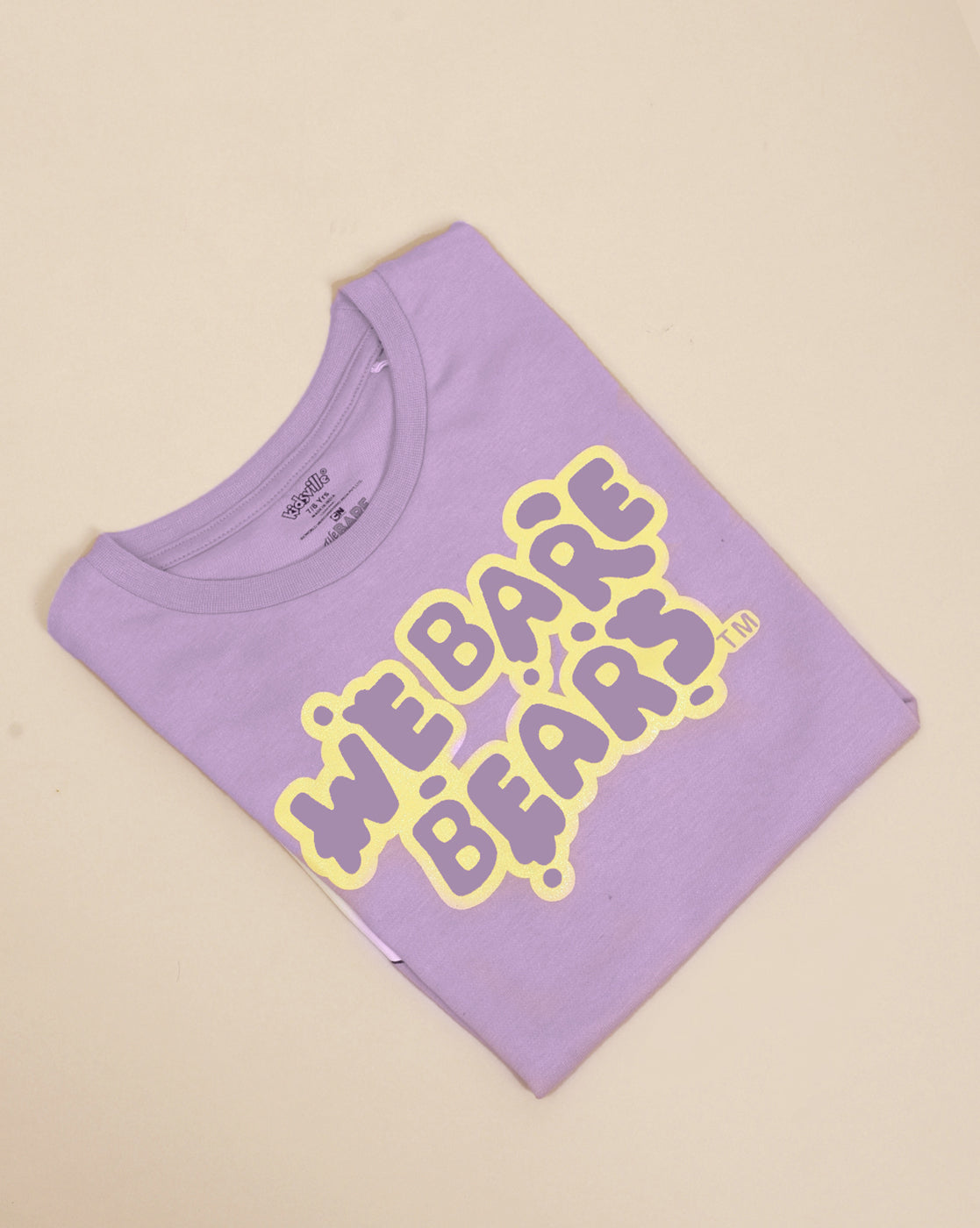 We Bare Bears Printed Relaxed Fit Tshirt For Girls
