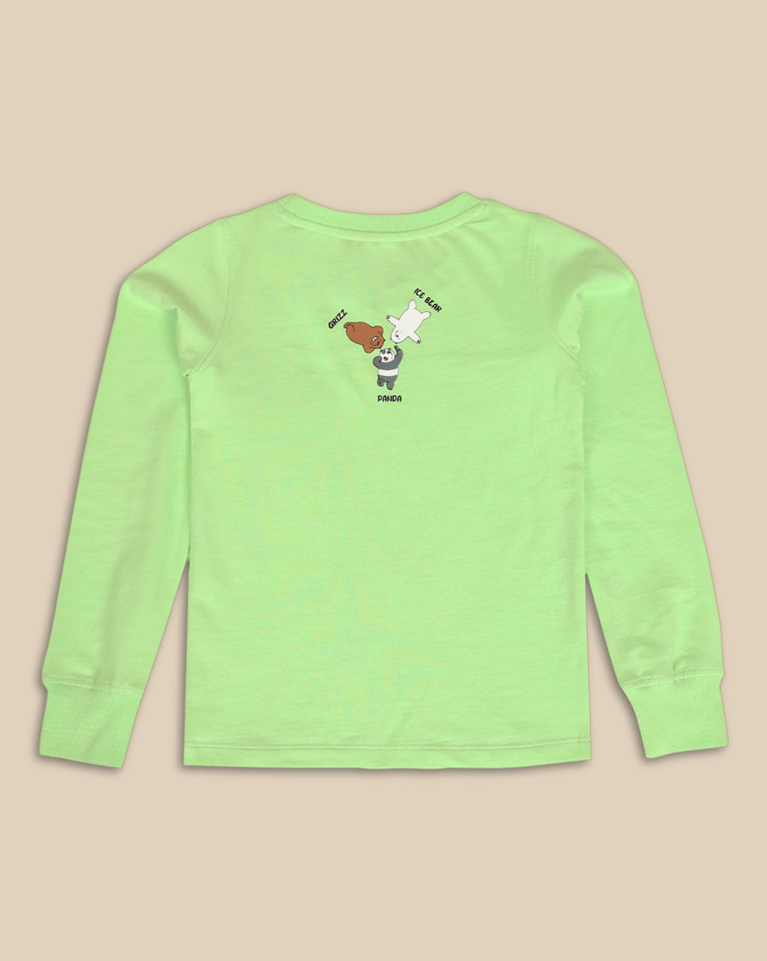 We Bare Bears Printed Relaxed Fit Tshirt For Girls