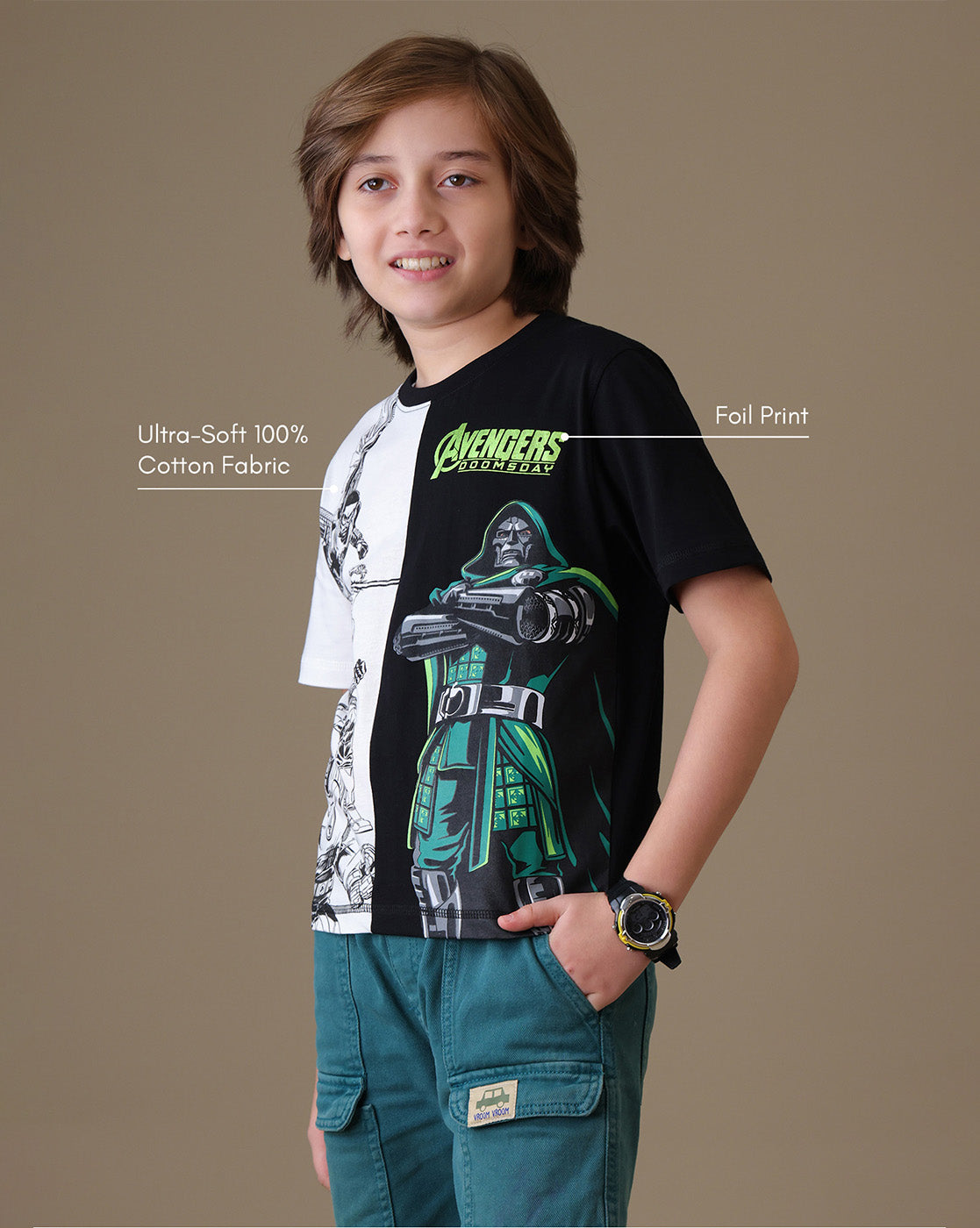 Avengers: Doomsday  Regular Fit Tshirt For Boys Boys