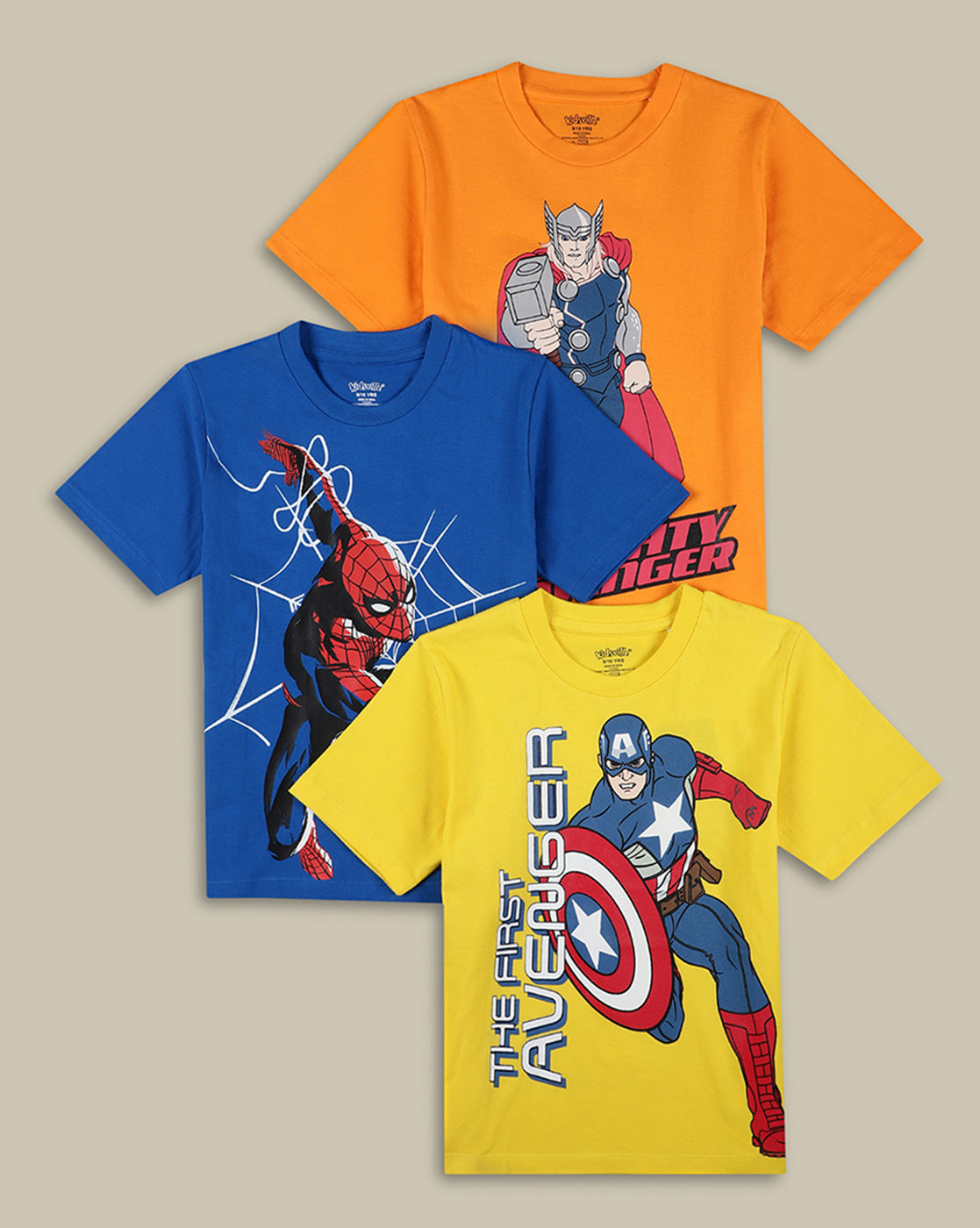 Avengers Pack Of 3 T-Shirts  Boys