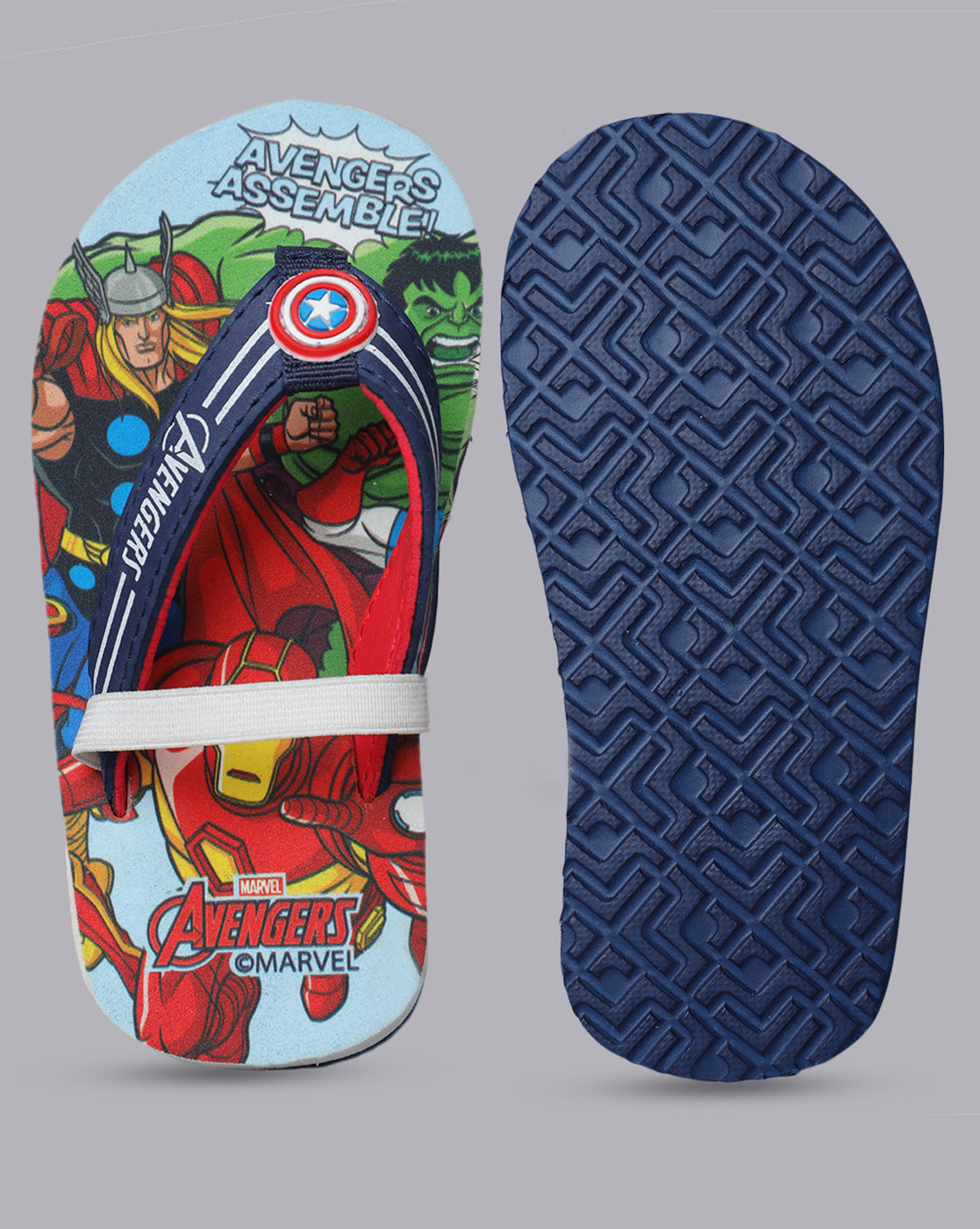 Avengers Printed Flipflops for Boys