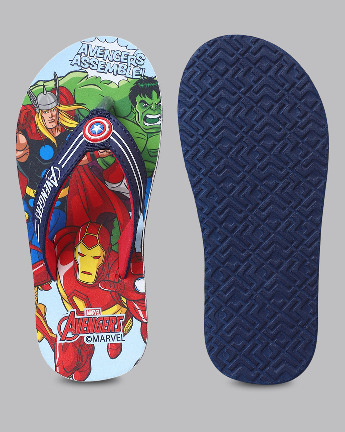 Avengers Printed Flipflops for Boys