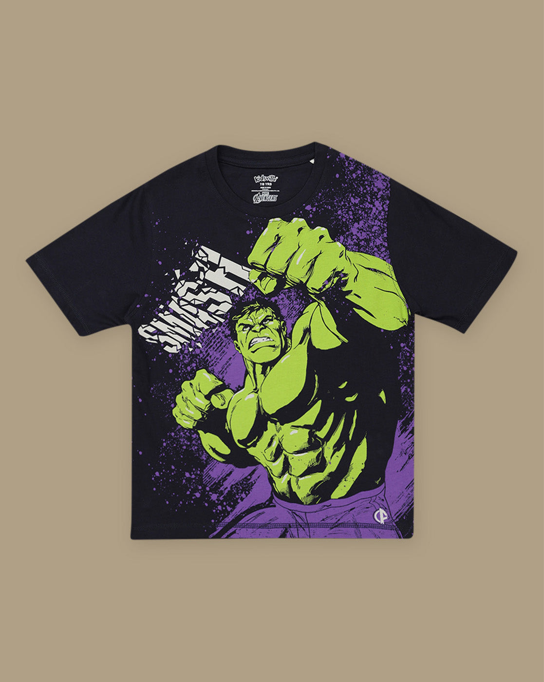Hulk Printed Regular Fit Tshirt For Boys