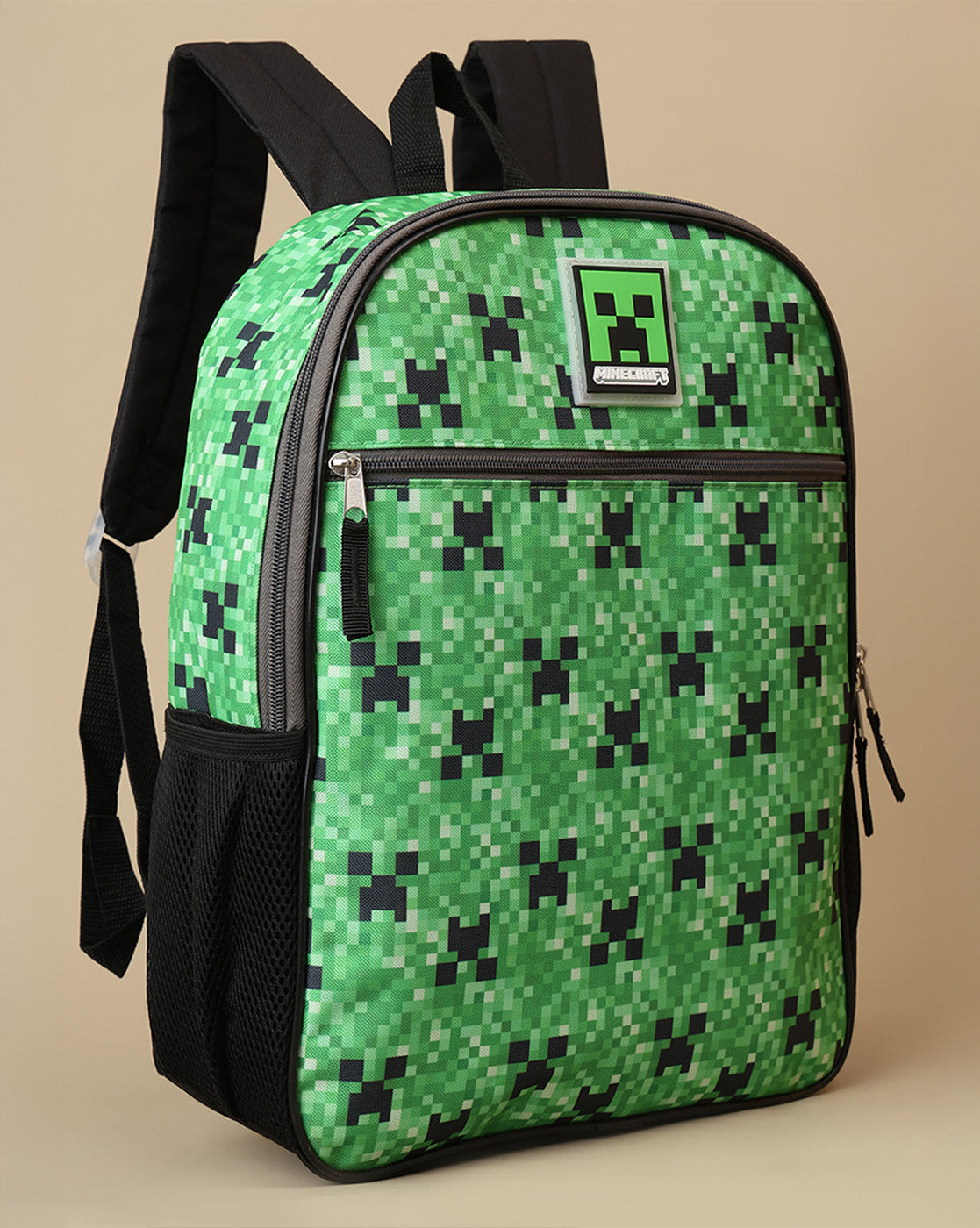 Minecraft 11.6L Backpack for Boys & Girls | Adjustable Shoulder Strap, Lightweight, Spacious | Travel, Tuition, School Bag for Kids