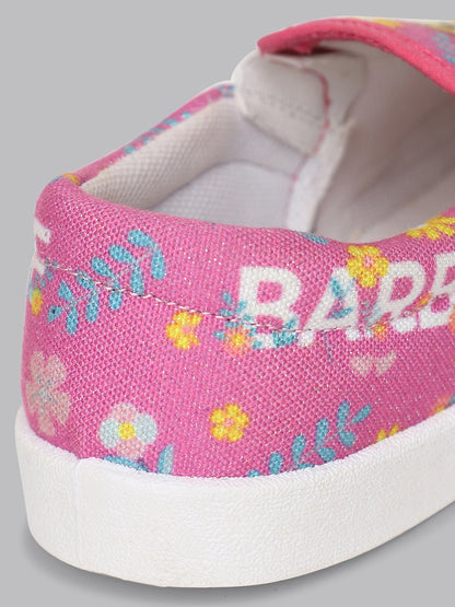 Kids Girls Barbie  Pink Canvas