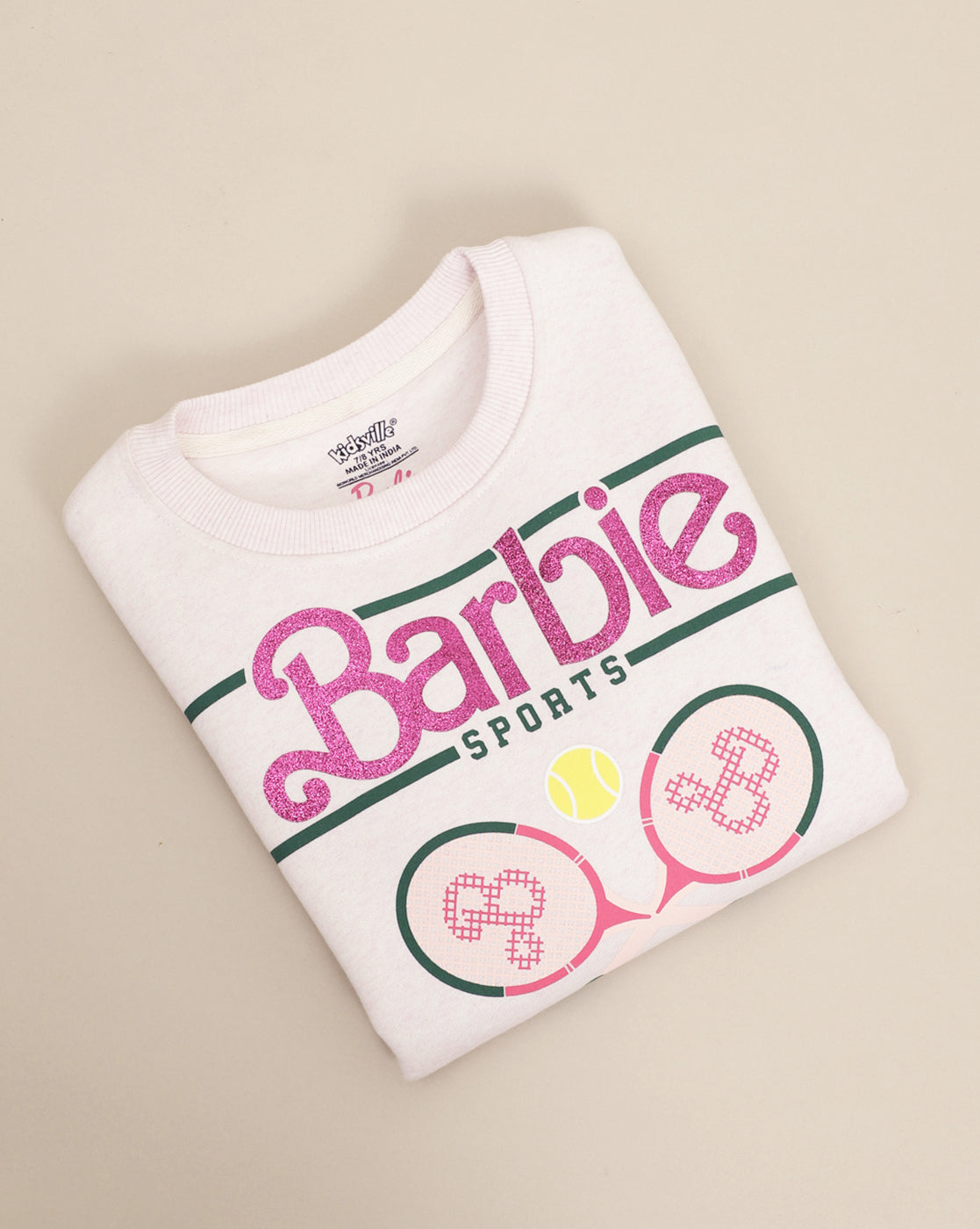 Barbie Printed Regular Fit Sweatshirt For Kids Girls